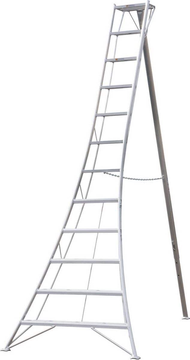 Niwaki Driepoot Tuinladder 360 cm Snoeiladder Tripod Ladder - Plukladder NW03600