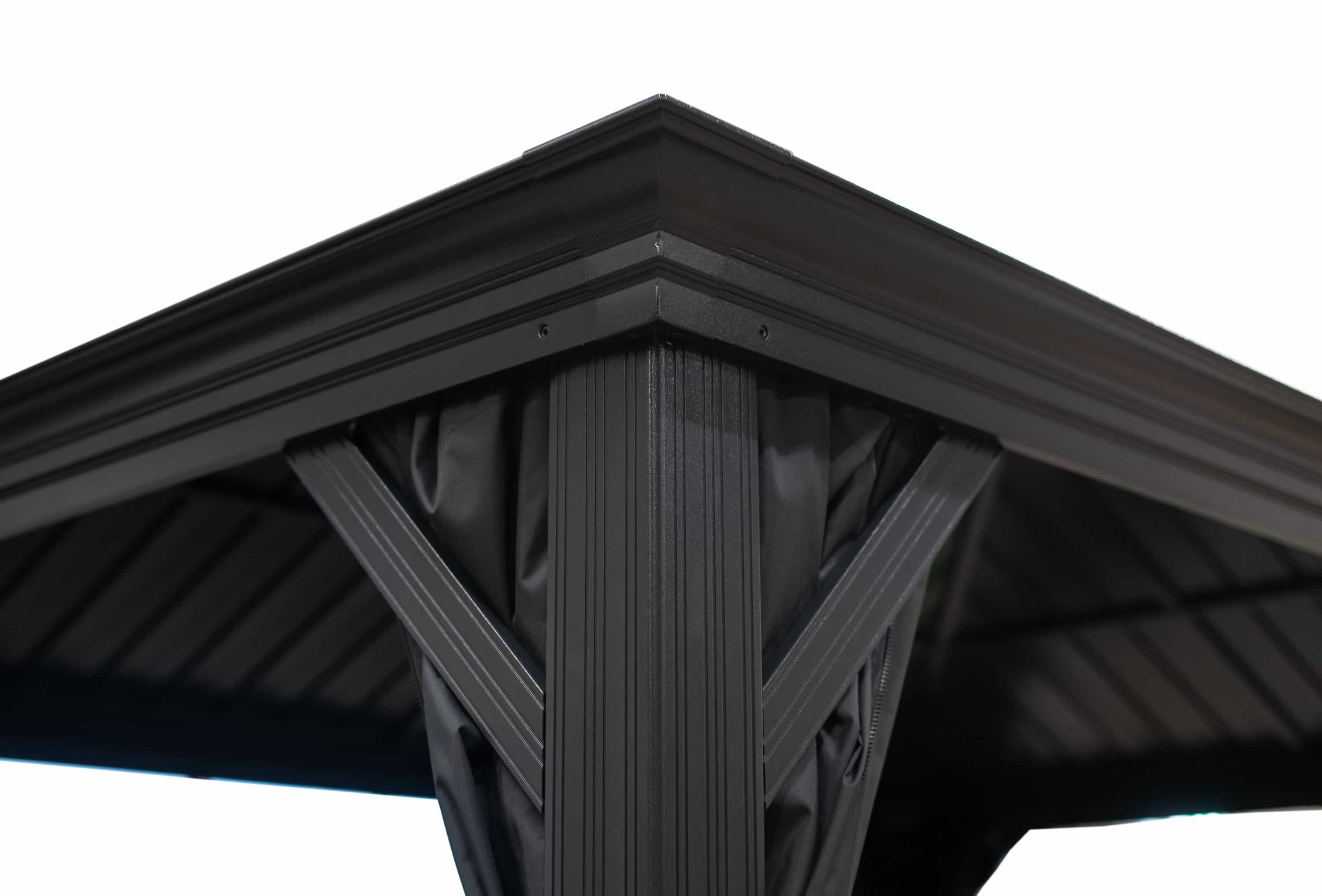 Sojag Aluminium paviljoen Marsala 1014 met klamboe 298x423x278 cm - Antraciet