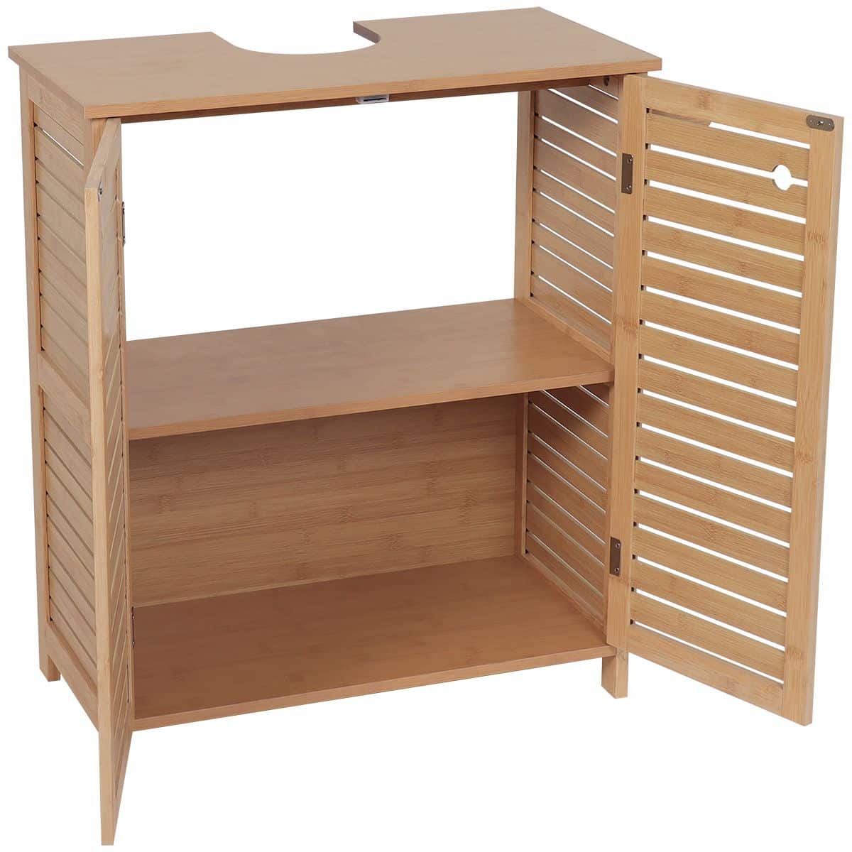 Set Badkamermeubel Trinidad Wastafelonderkast + Kolomkast MDF