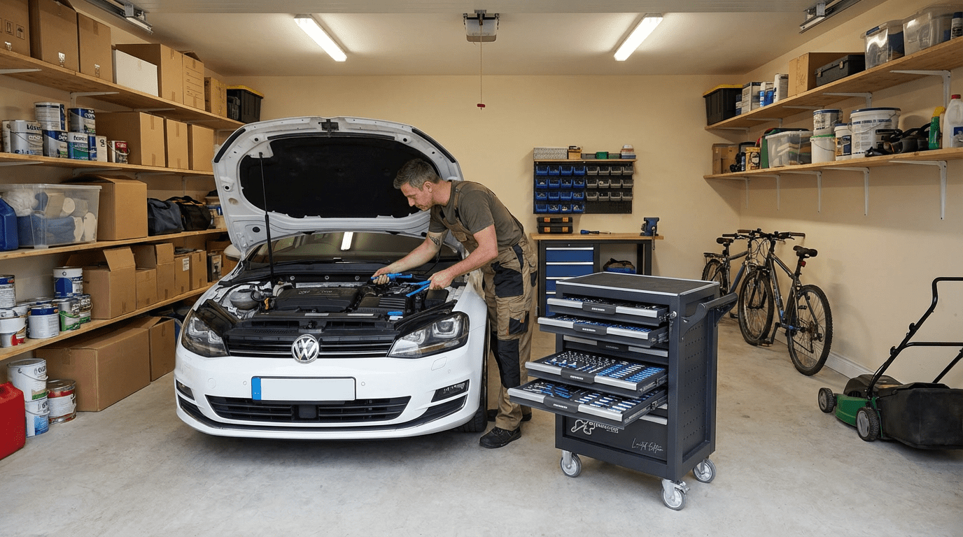 Silverstahl 266-delige Stevige Gereedschapswagen met 7 Laden met Gereedschap – Afsluitbaar – Werkplaatswagen