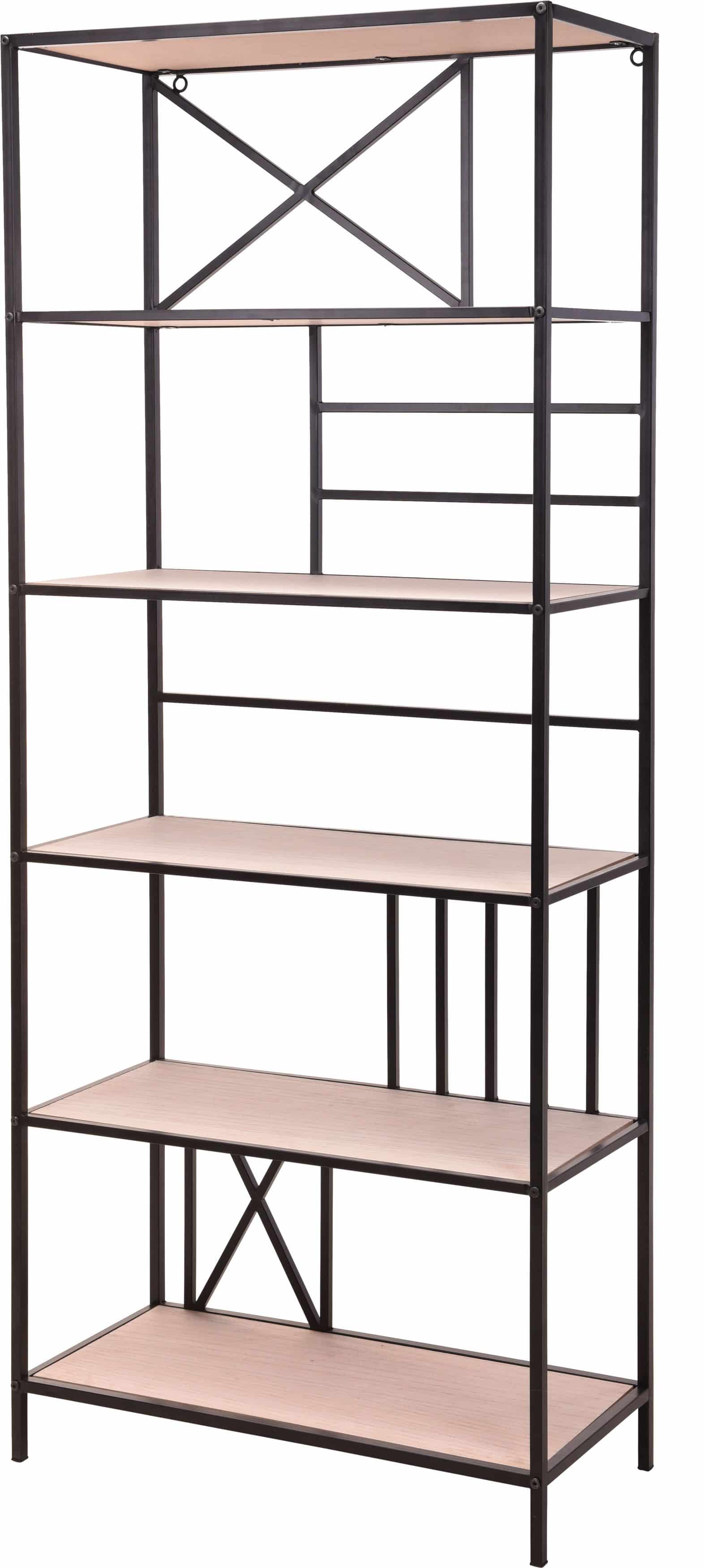 Wandrek Napoli Recht - Stevig industrieel Wandrek 173x74x70 cm Wandrek Napoli Recht - Stevig industrieel Wandrek 173x74x70 cm