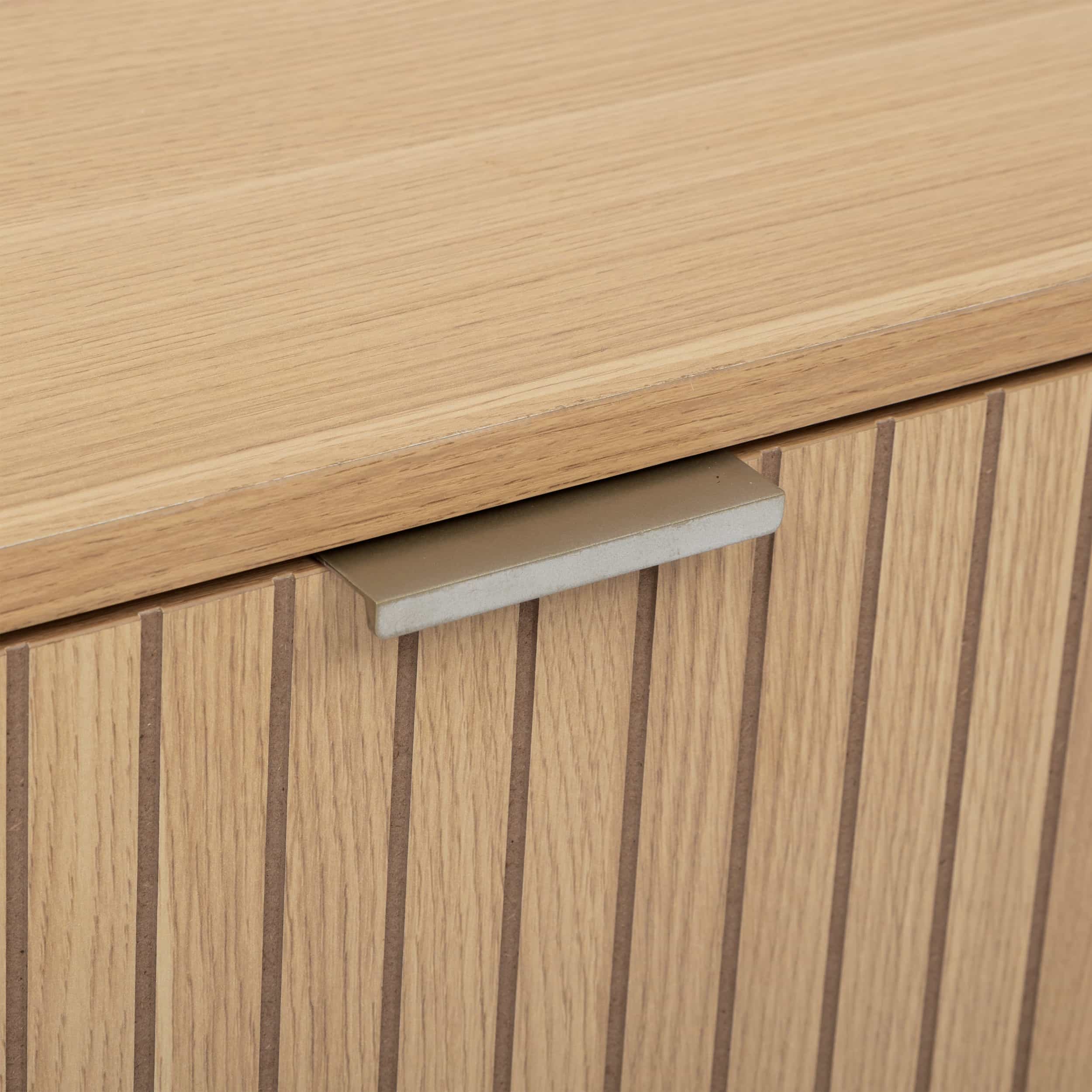 Koffietafel Salontafel Tasso - Houten salontafel met panelen - 50x100x40 cm