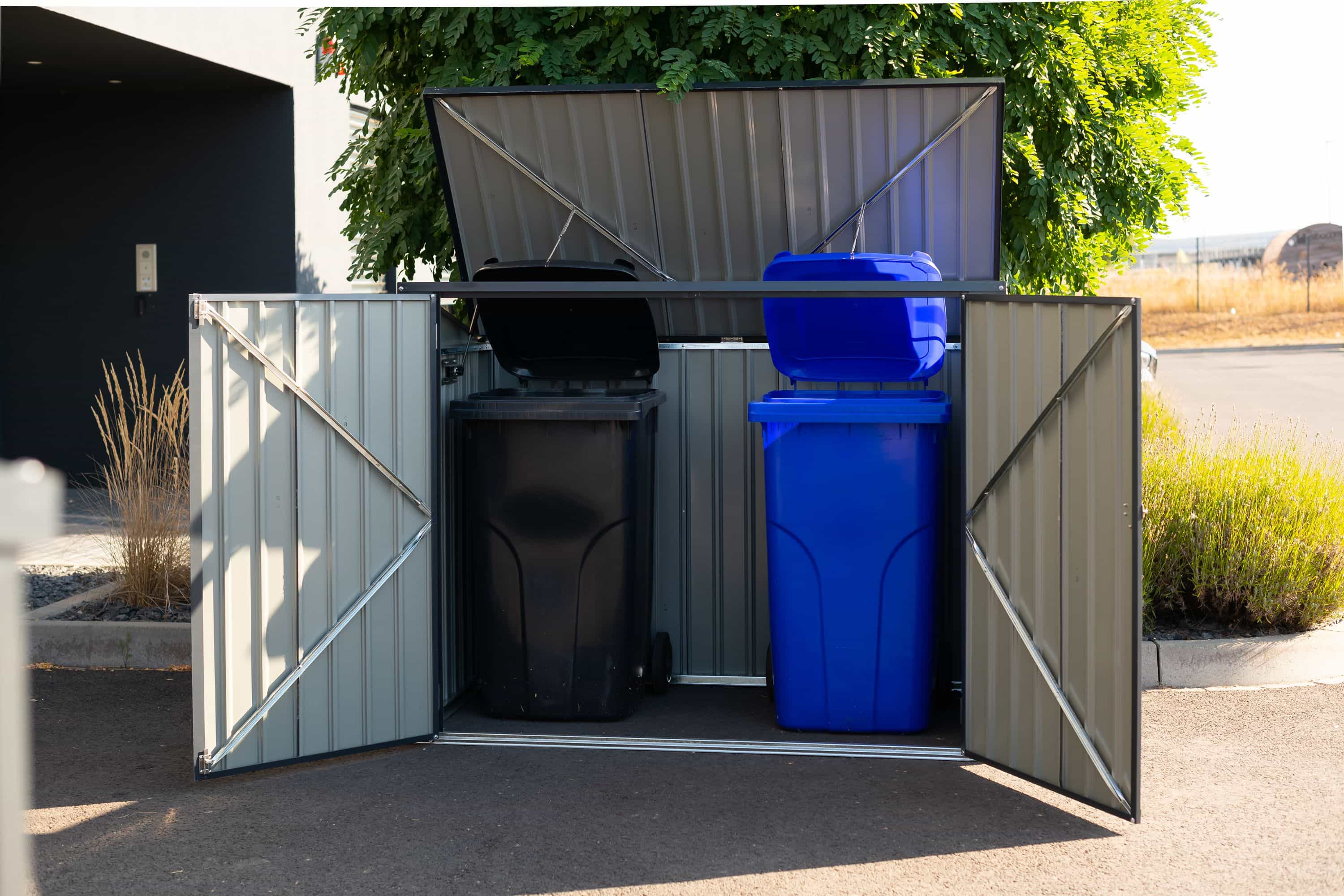 Westmann Containerombouw - Afvalbak kliko ombouw voor 2 containers