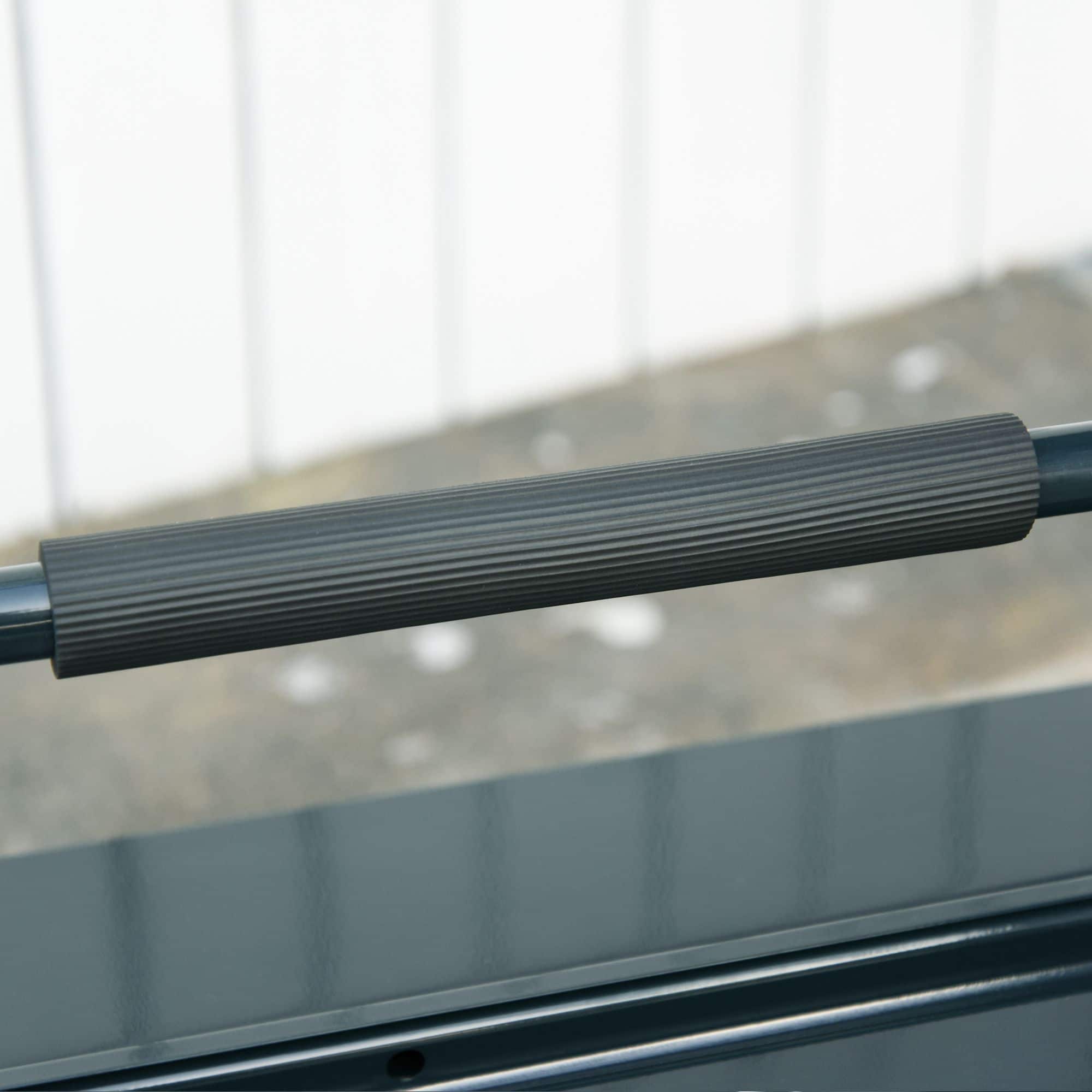 Gereedschapskist Metaal met 5 vakken - zonder gereedschap - Groen