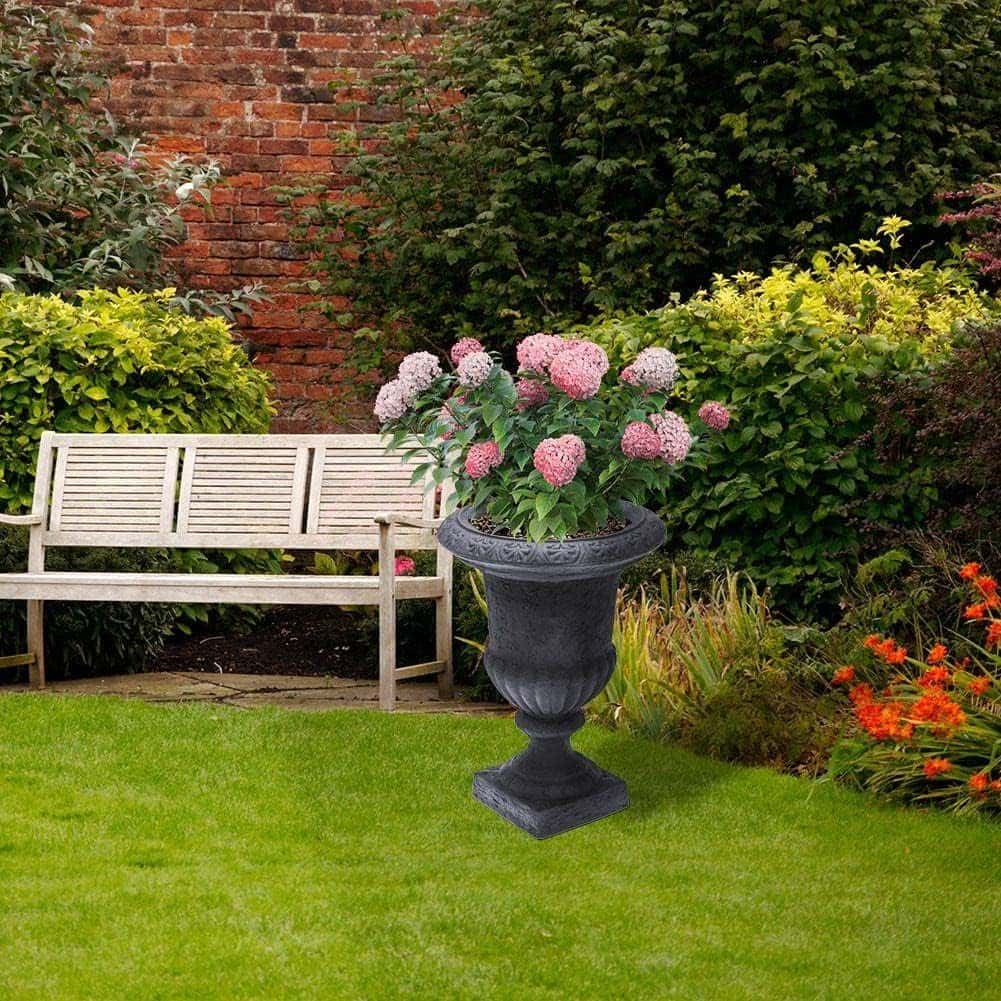 4goodz Chateau - Klassieke Plantenbak Tuinvaas Bloempot 55 cm - Grijs