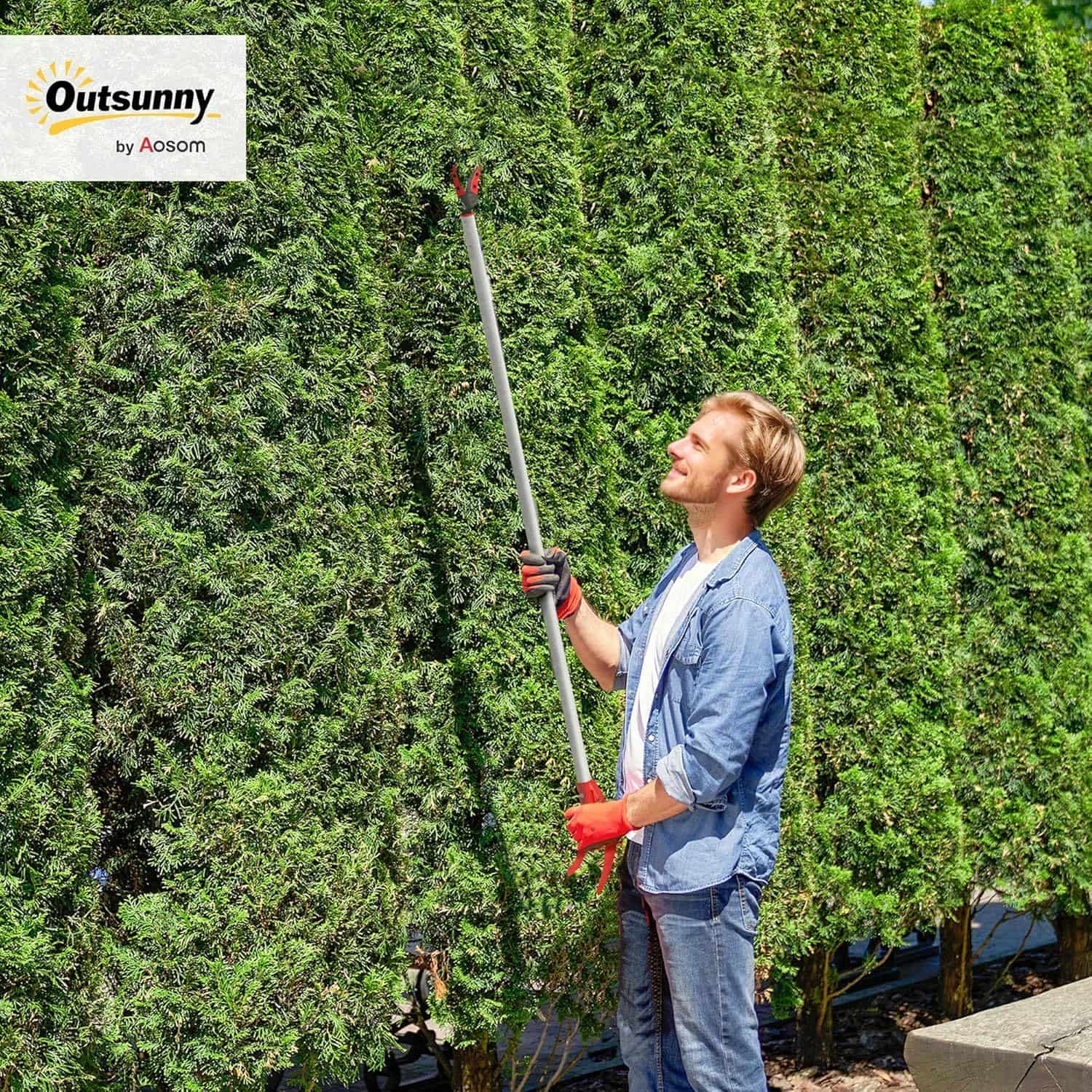 4goodz Outsunny Takkenknipper voor snoeien - Tuinsnoeischaar 120 cm