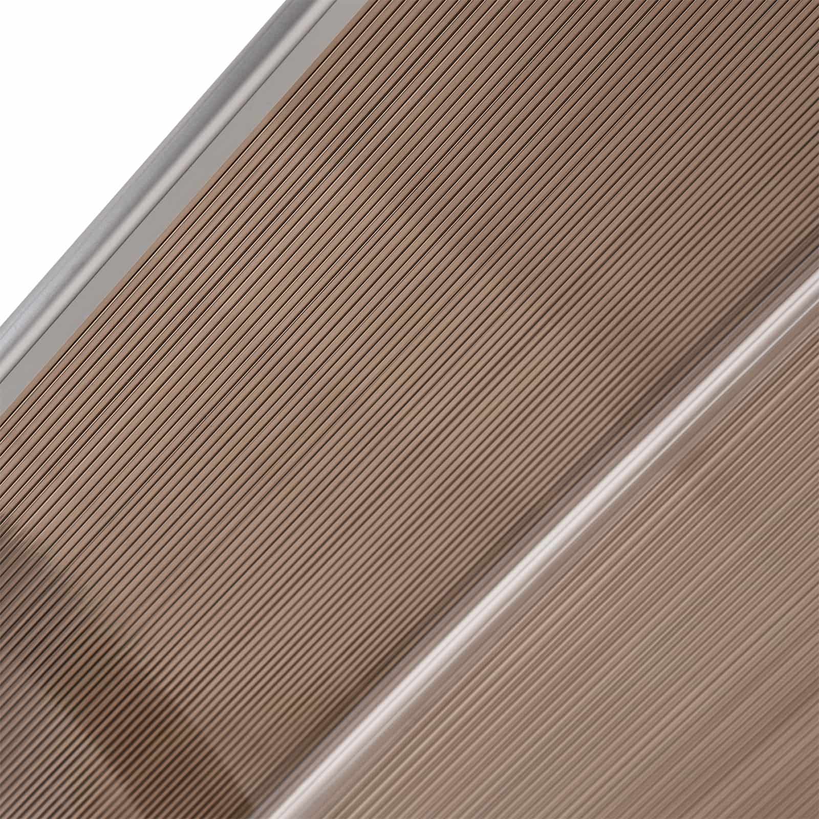 4goodz Deurluifel Afdak 75x195 cm - Overkapping polycarbonaat - Bruin