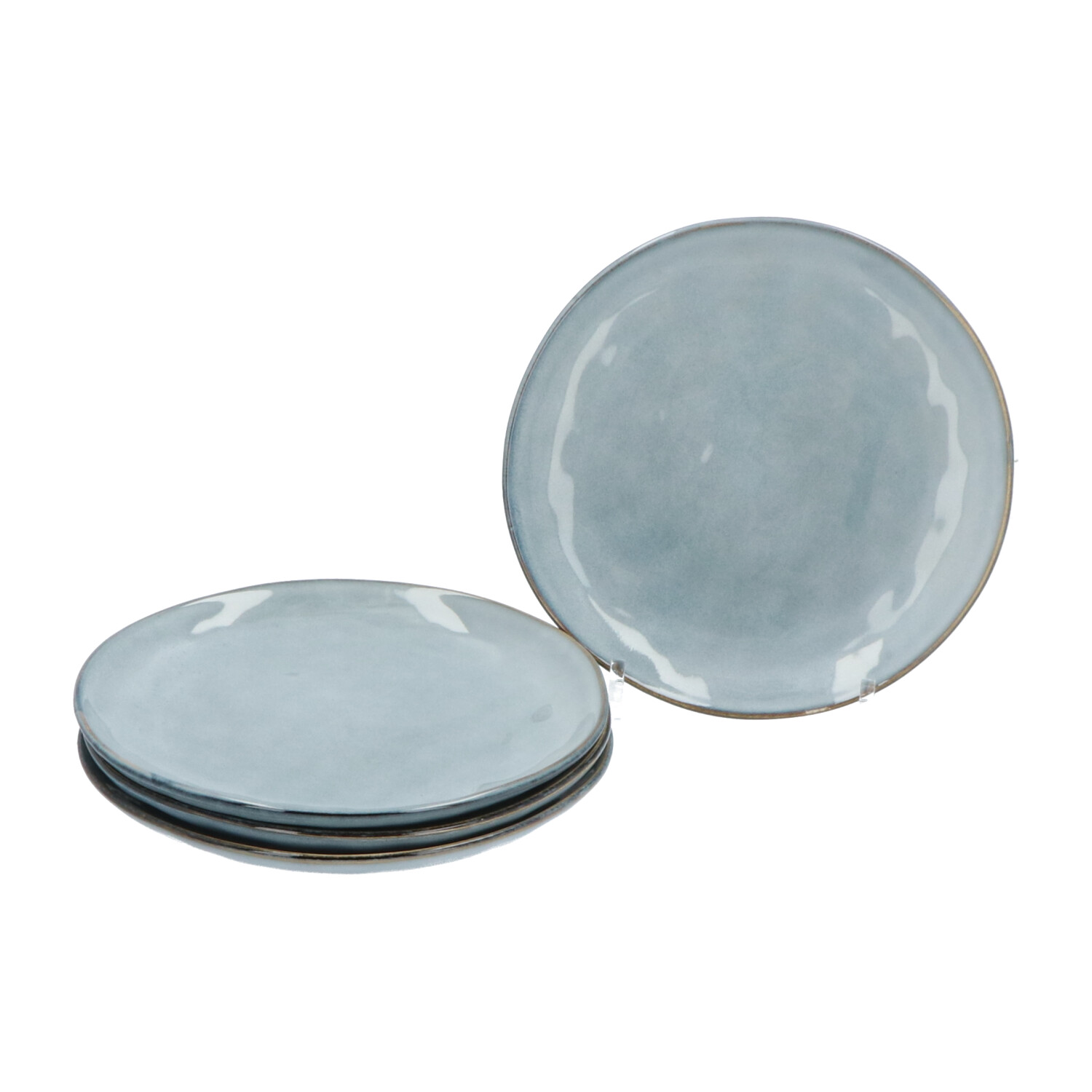 4goodz set 16 delig Aardewerk - 4 persoons - Blauw