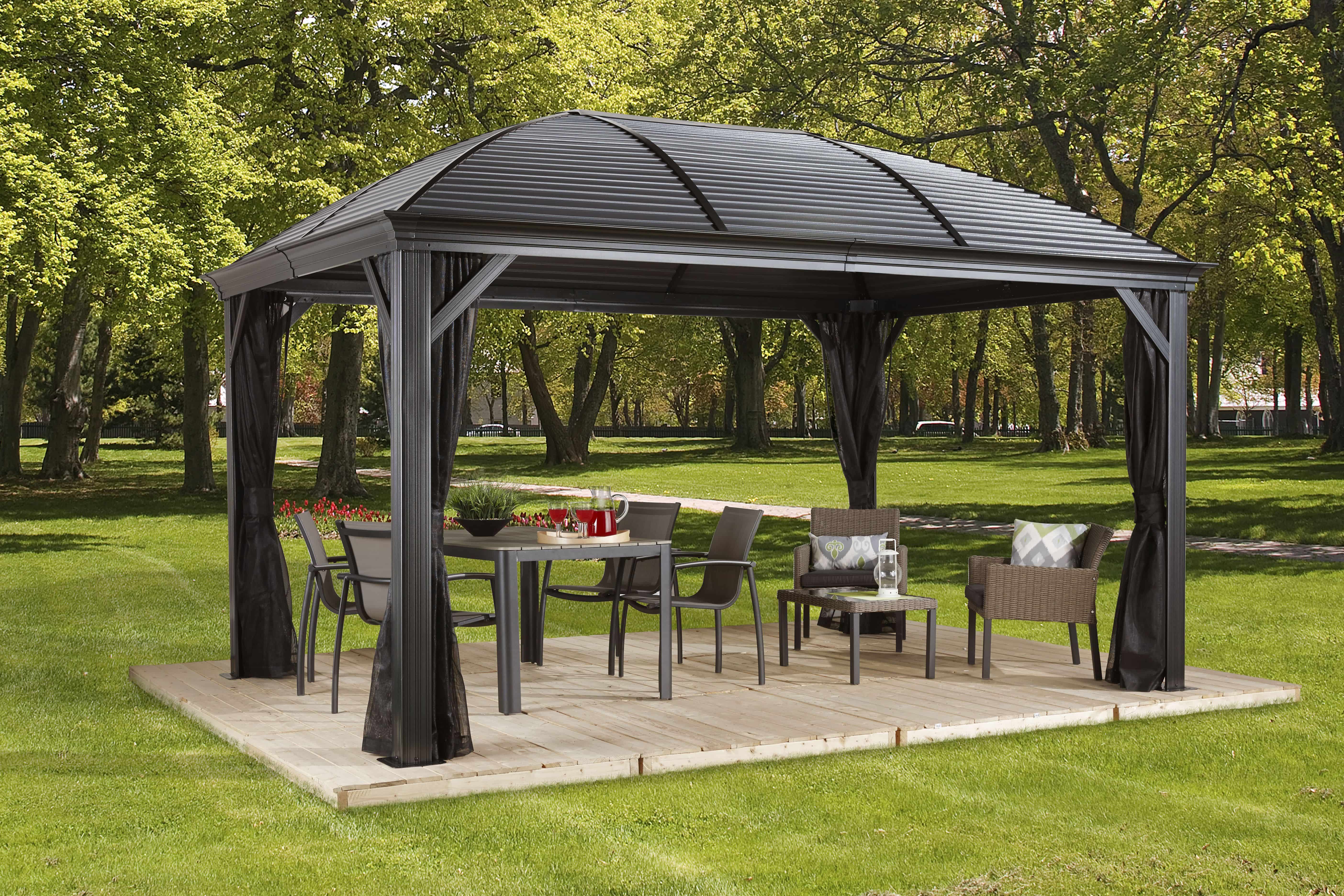 Sojag Paviljoen Pergola Moreno 298x423x283 cm - Antraciet