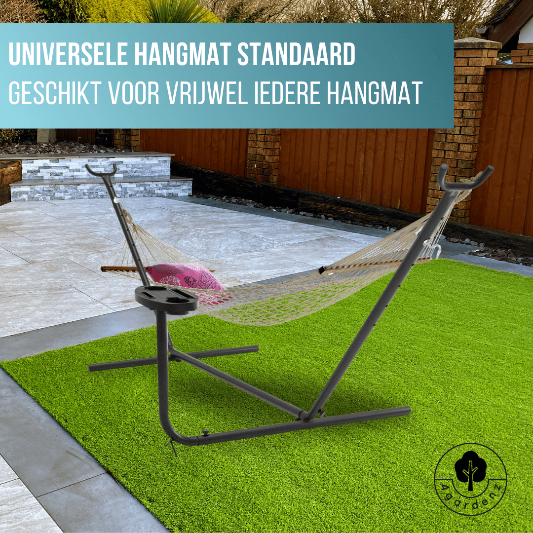 4gardenz® Hangmatstandaard met Tafel met Scandic Hangmat