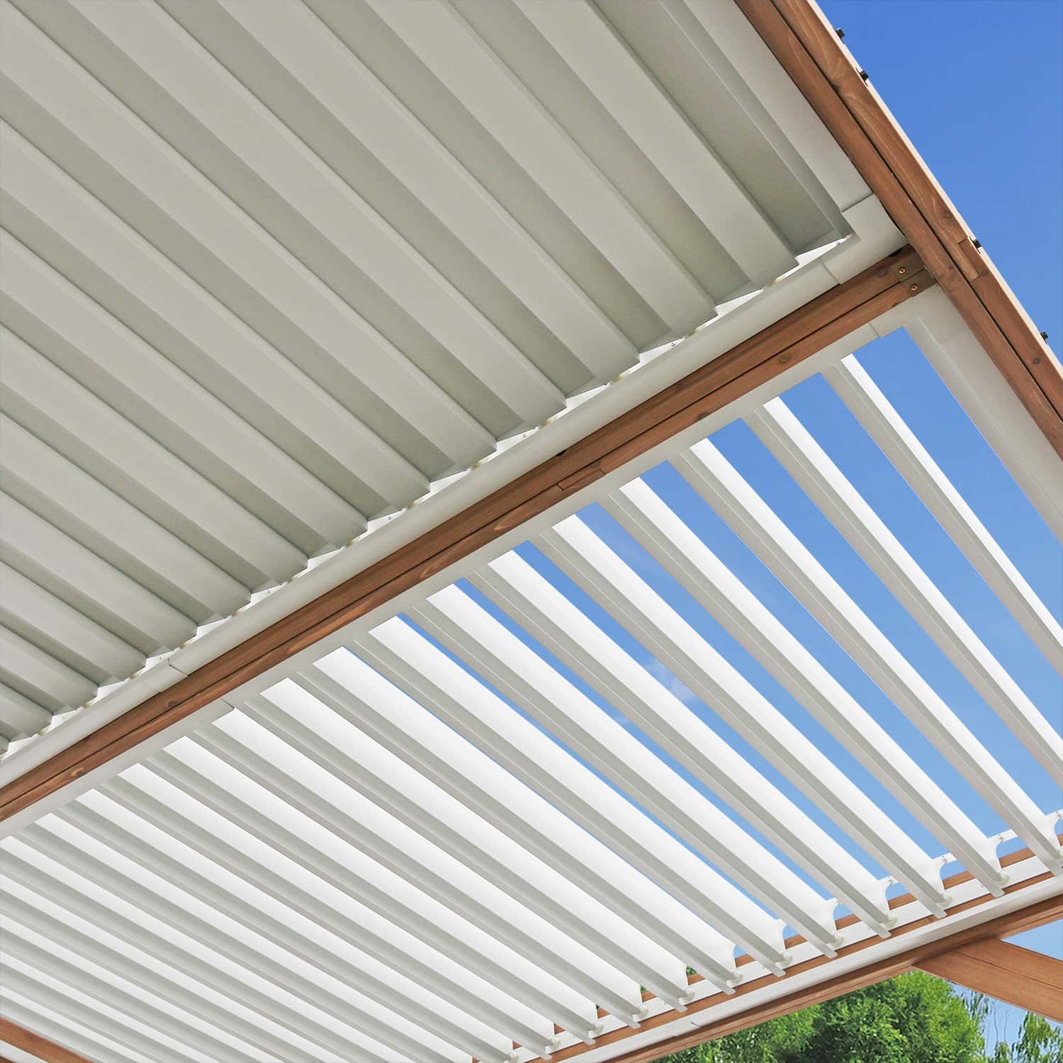 Westmann Cederhouten prieel Pergola met lamellendak Karl 396x335 cm
