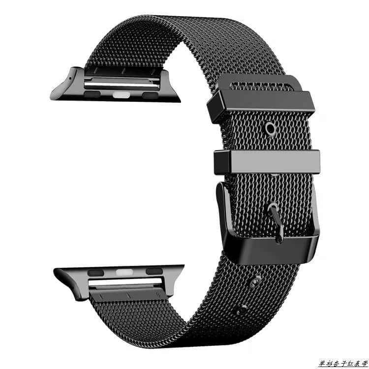 4mobilez Applewatch Buckle Black horlogeband 42/44 mm voor 1/2/3/4/5