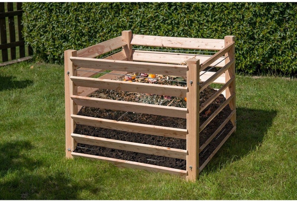 Westmann Compostbak Hout WMKL4S - 100x100x80 cm Westmann Compostbak Hout WMKL4S - 100x100x80 cm