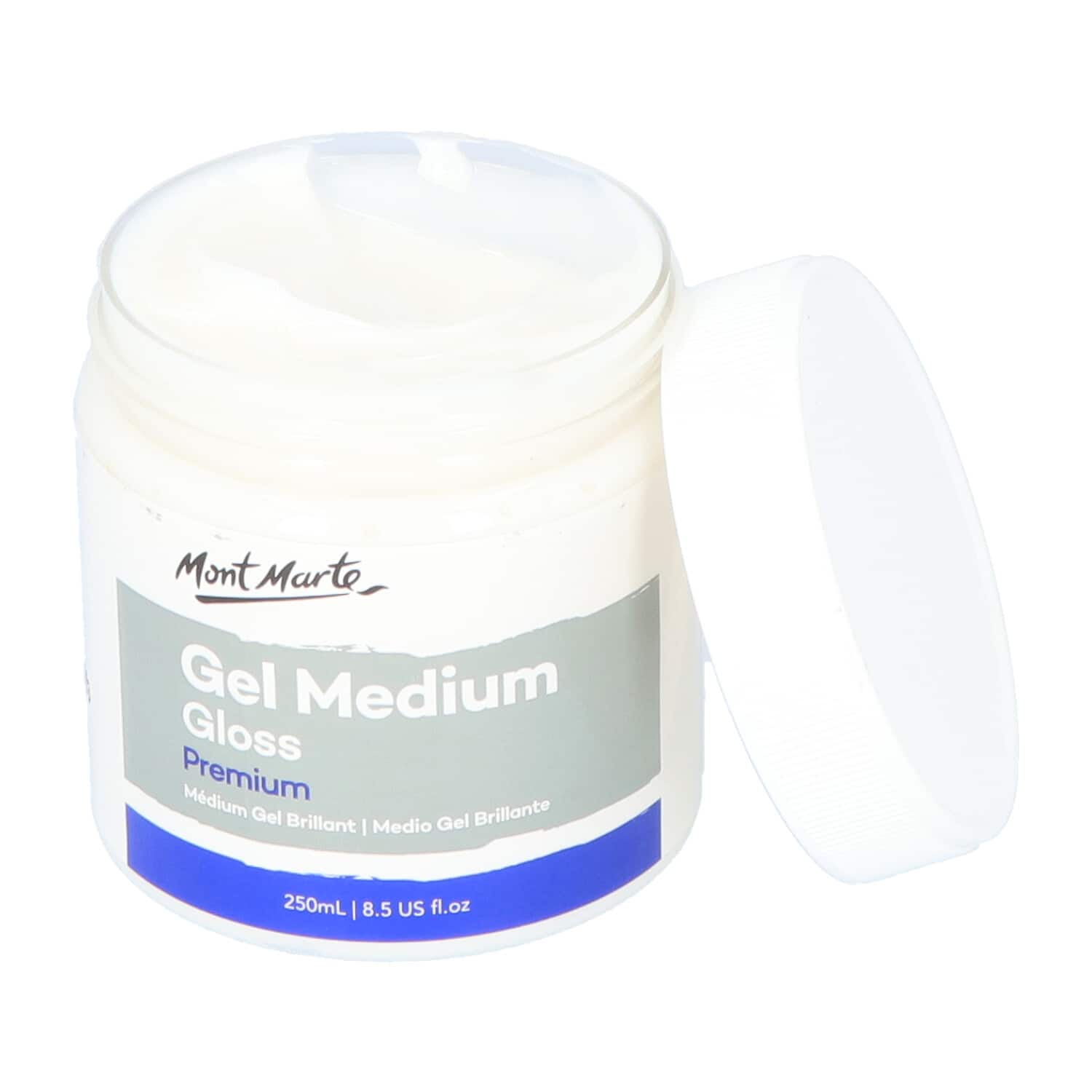 Mont Marte® Premium Gel Medium Gloss 250ml - glansafwerking schilderen