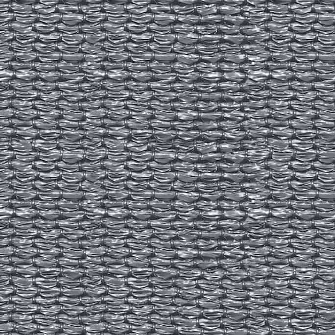 hanSe® Schaduwdoek Vierkant Waterdoorlatend 2x2 m Zonnedoek Lichtgrijs