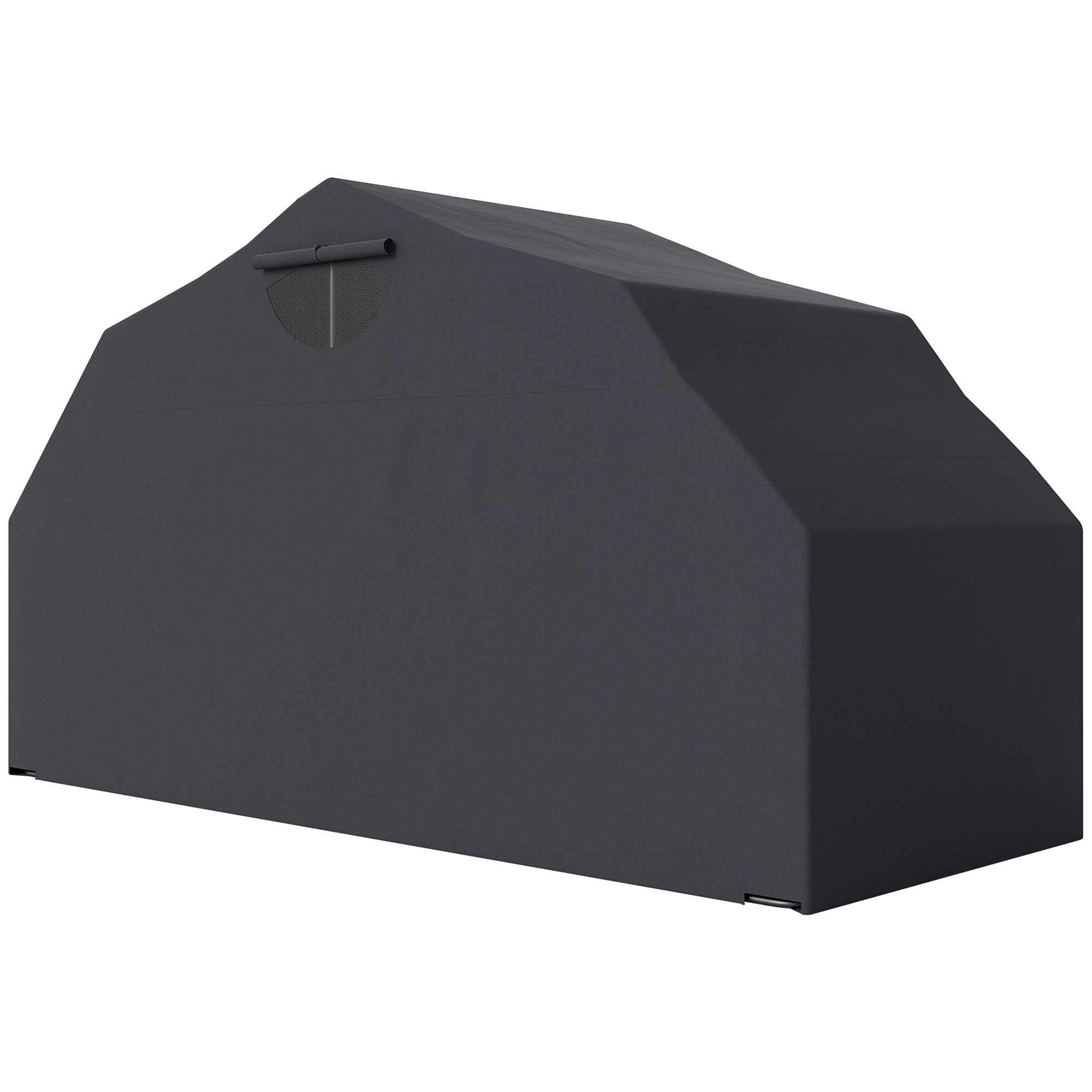 Outsunny Motoropslagtent Waterdicht XXL 345x135x191cm - Zwart