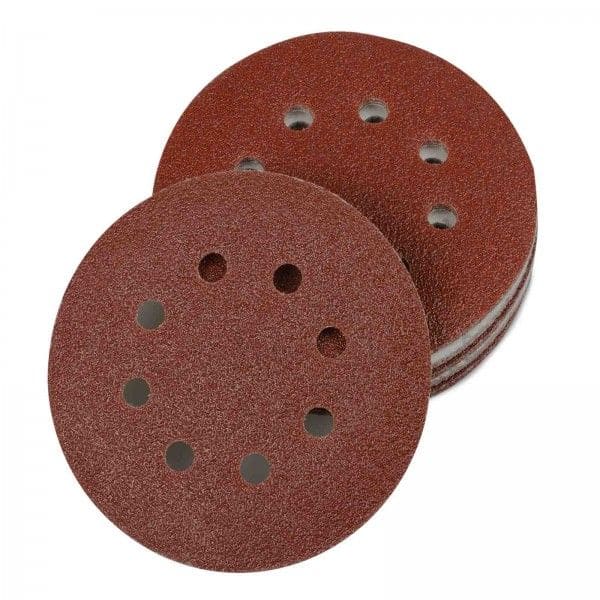 Hanse Werkzeuge Schuurpapier Ø125 mm Voordeelpak 60x Mix korrel 40-240