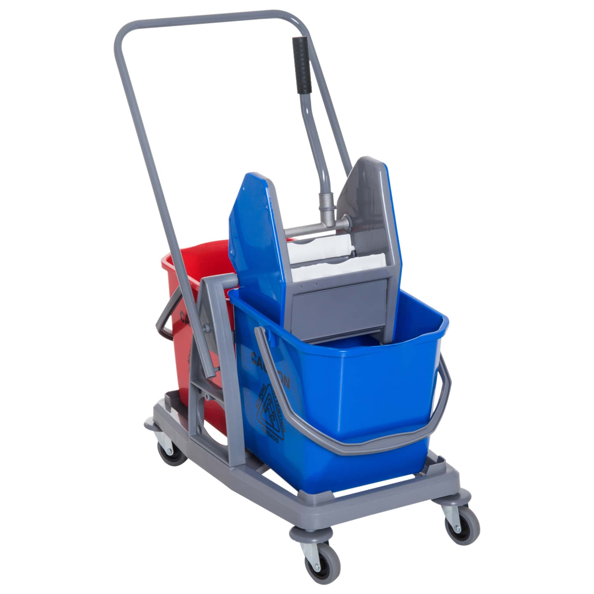 Schoonmaakkar Rolemmer met Wringer - 26 Liter capaciteit