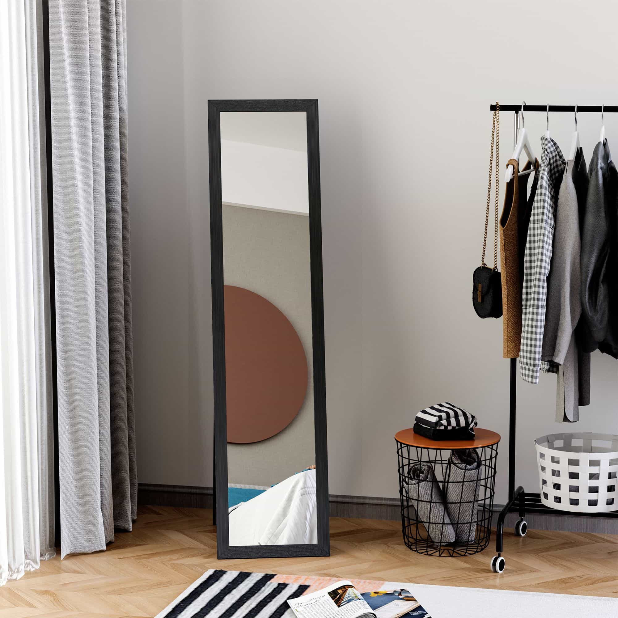4goodz Passpiegel 154 cm - te gebruiken Vrijstaand of met Wandmontage