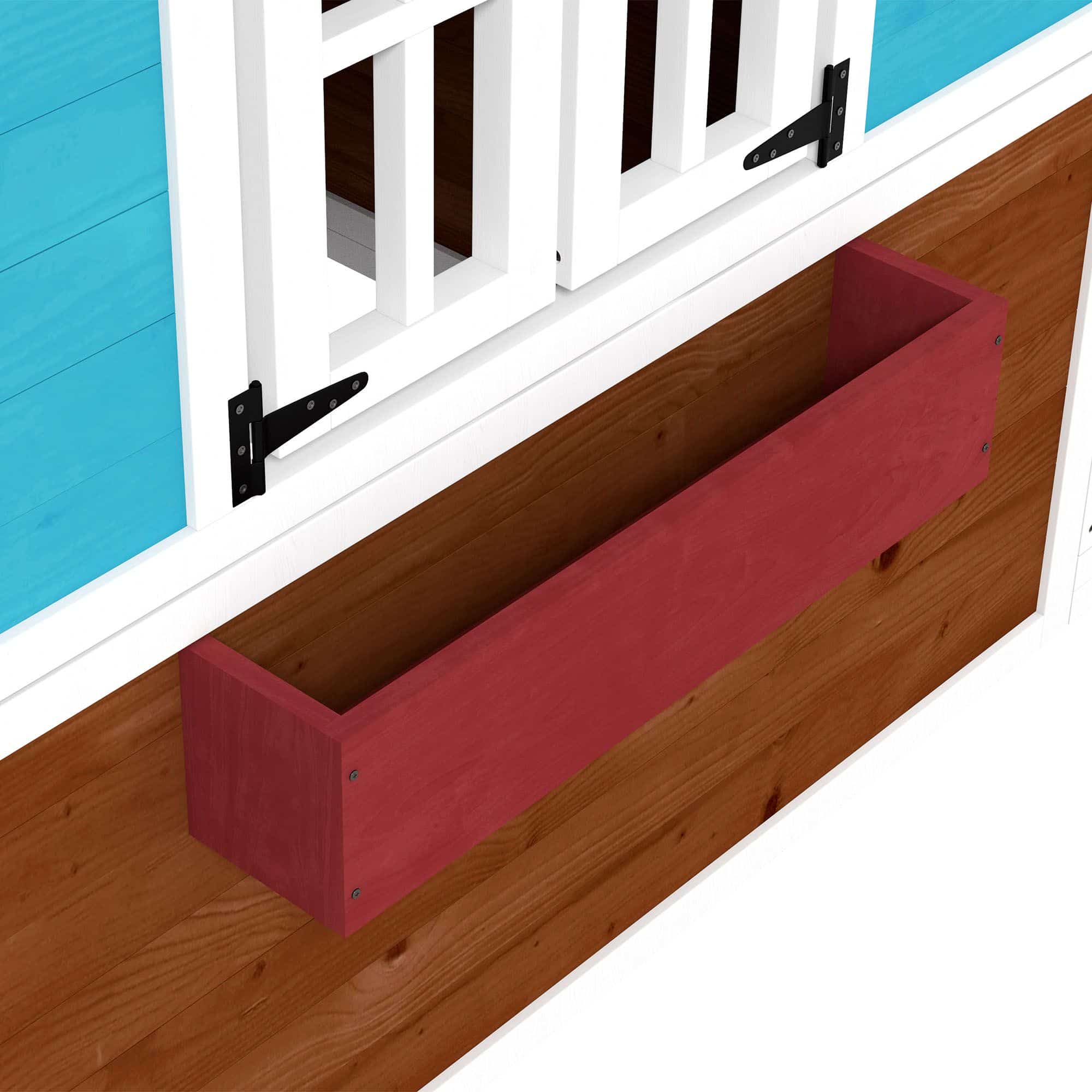 Kinderspeelhuis van hout - Speelhuis voor kinderen van 3-8 jaar - Roodbruin