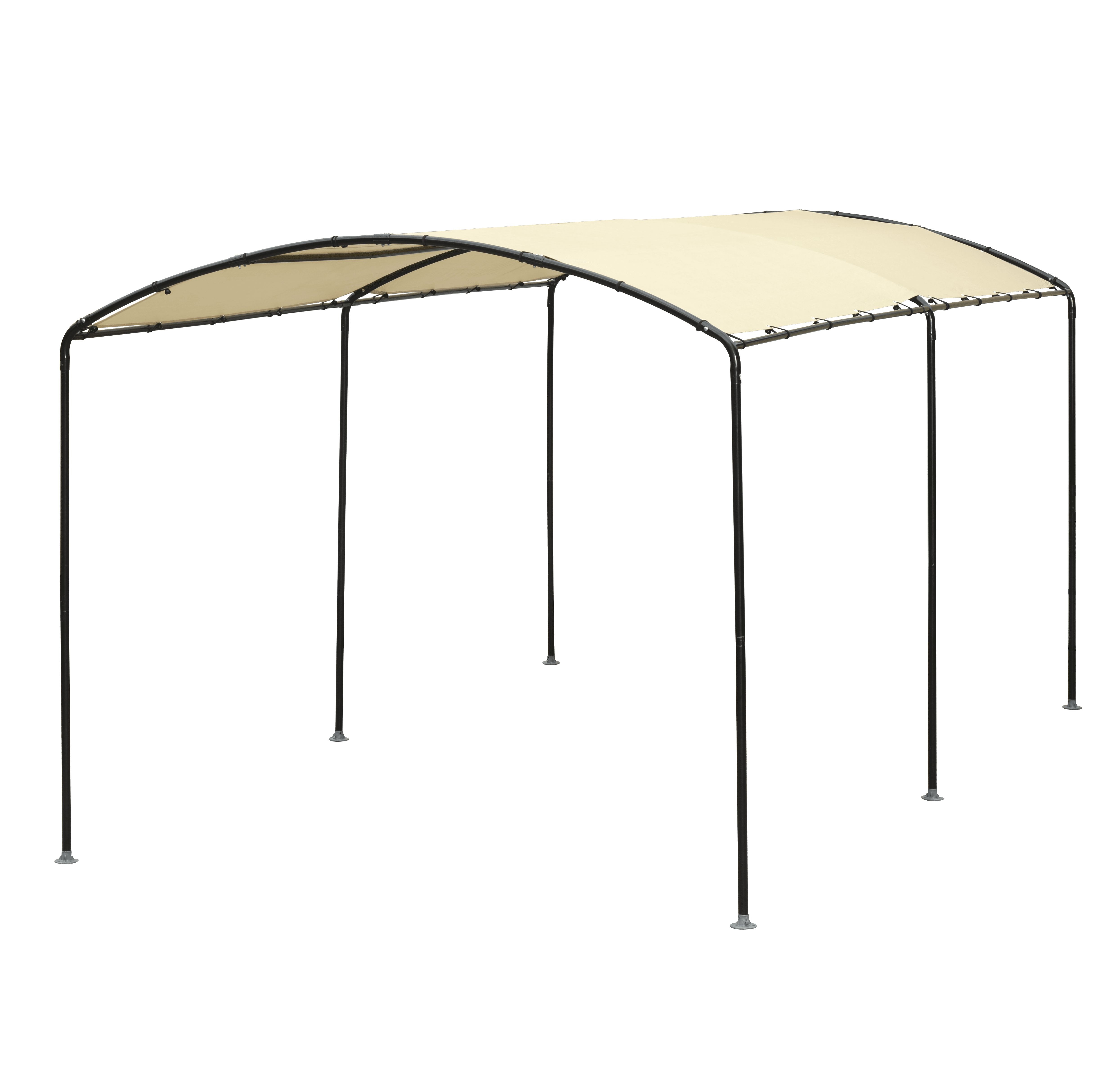 ShelterLogic® Carport Monarch - UV-bestendig - 490x270x240 cm - Beige