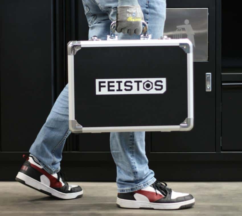 Feistos Manos Metalen gereedschapskoffer - compleet gevuld met 140 stuks gereedschap