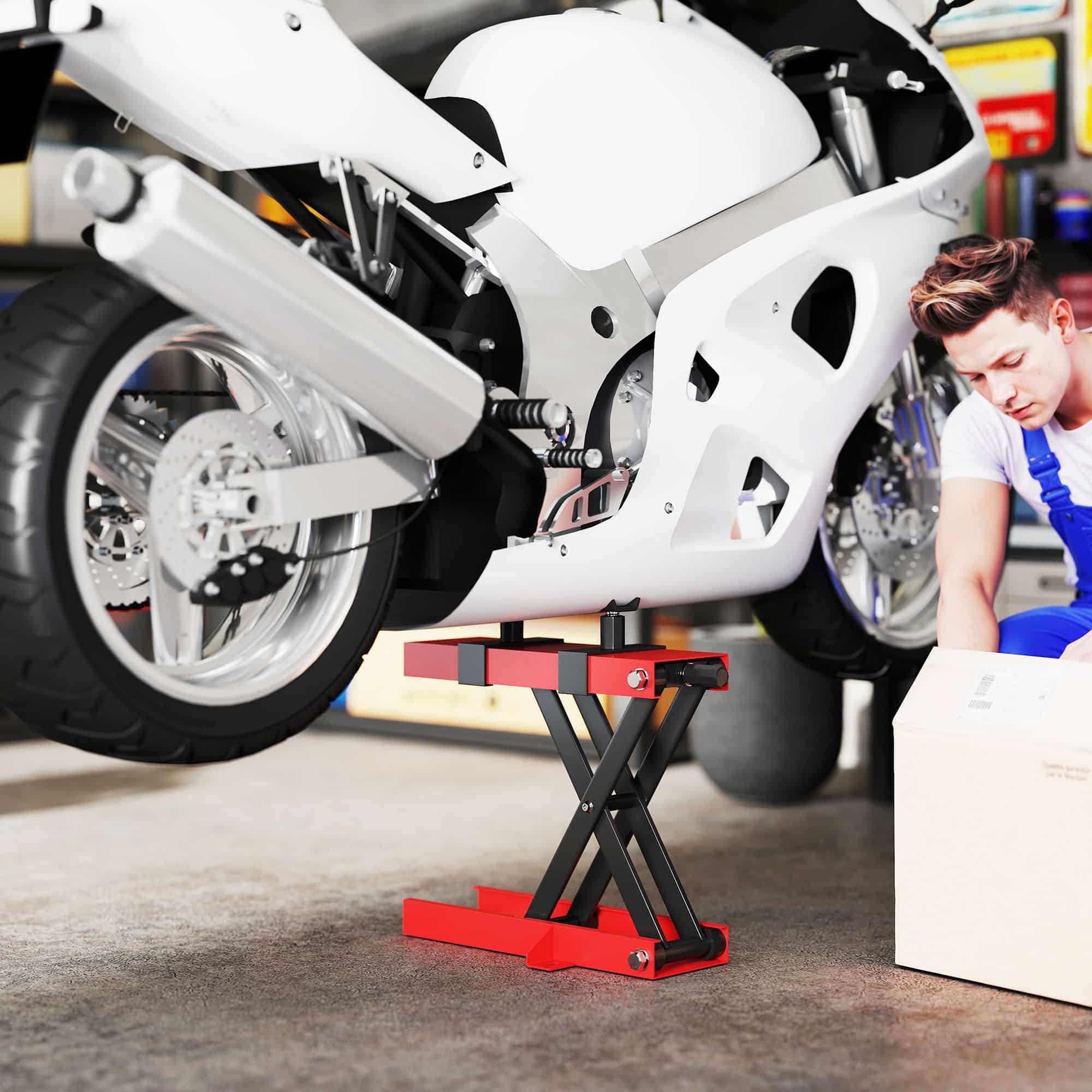 Scooterlift Verstelbare Hoogte 500 kg Capaciteit - 9,5-40 cm 45 x 15 x 9,5-40 cm