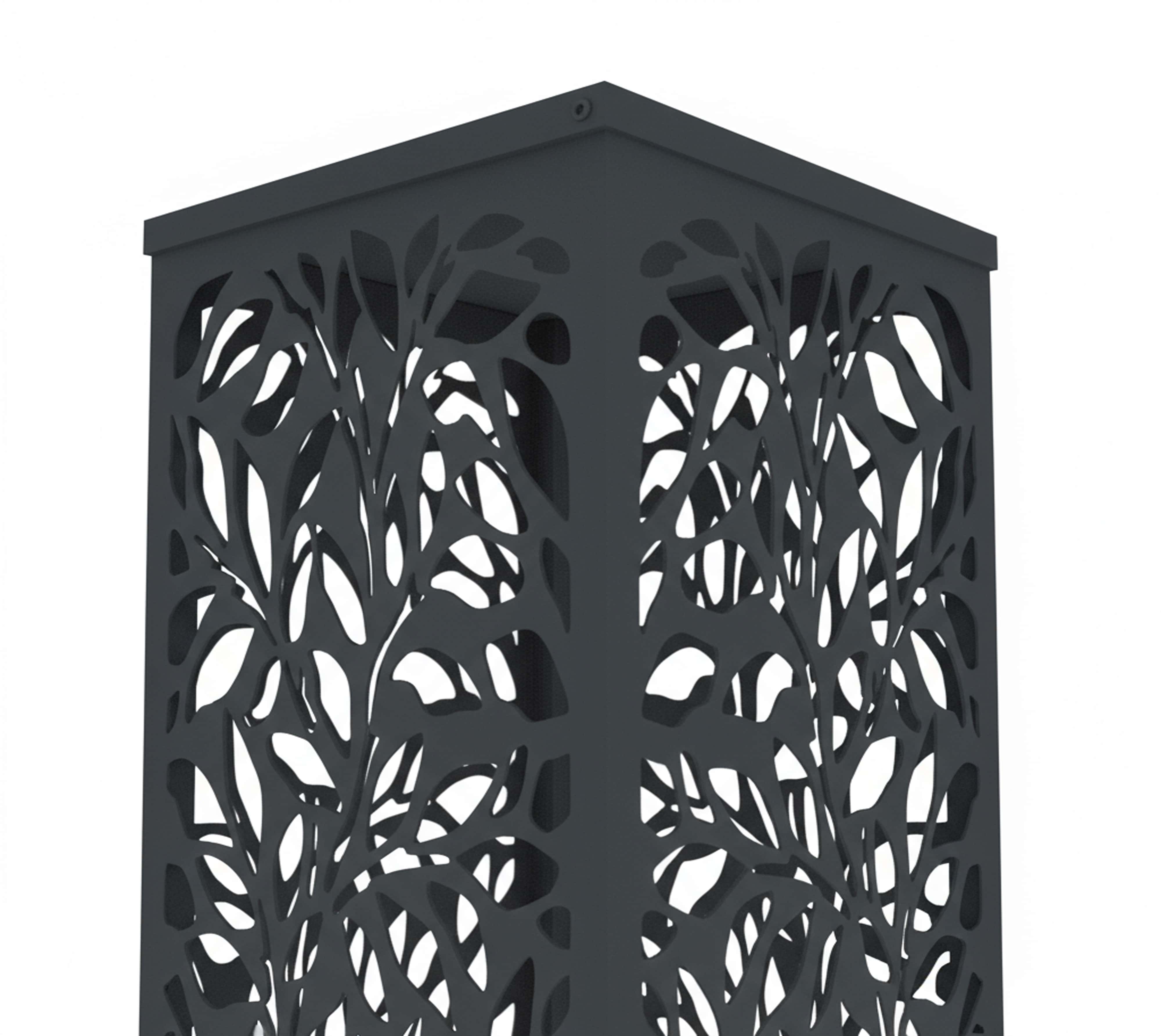 Westmann Luma Flow Houtopslag Houtrek 38x38x112 cm - Zwart Westmann Luma Flow Houtopslag Houtrek 38x38x112 cm - Zwart