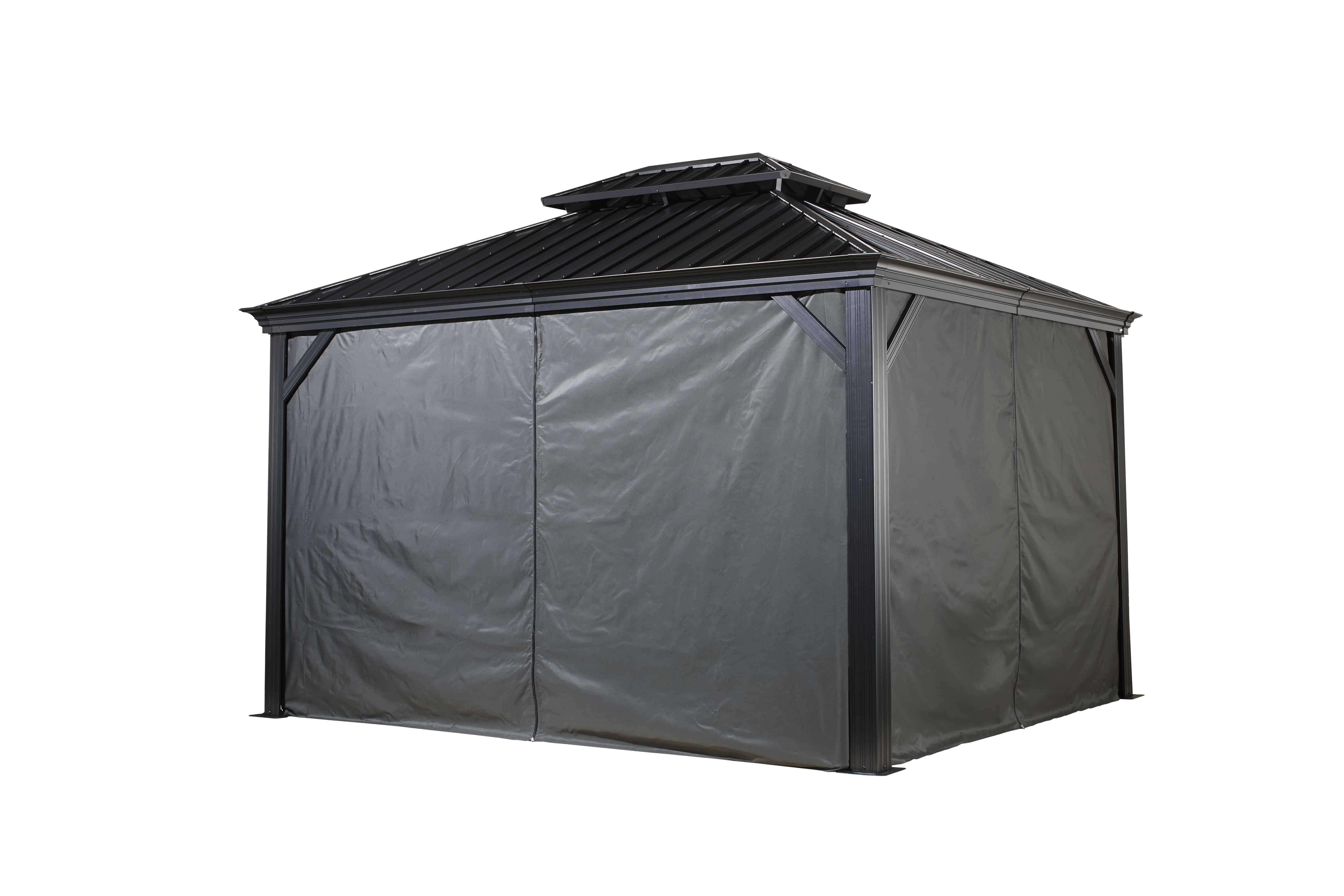Sojag Paviljoen Pergola Messina 298x363 cm - Antraciet