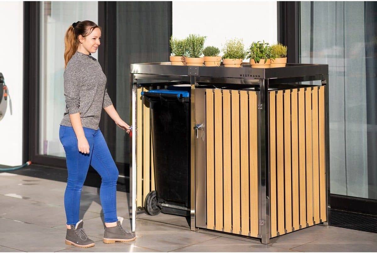 Westmann Containerombouw WMHHWTC-51 - met Bloembak - 84 x 134 x 125 cm