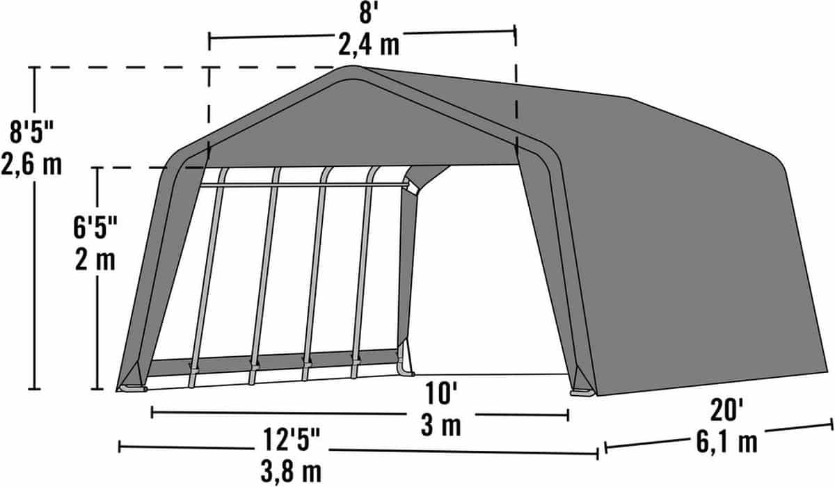 ShelterLogic® Weide tent SL71534 - 610x380x260 cm