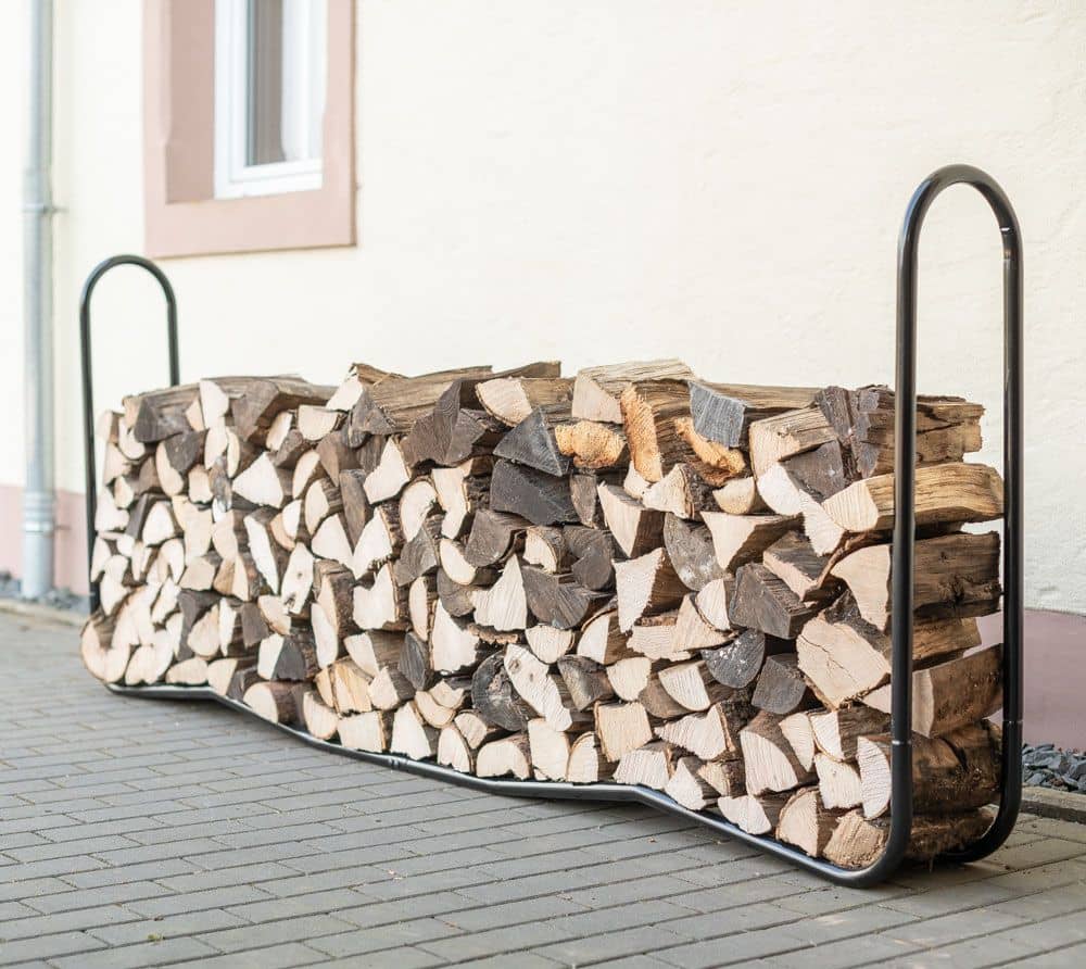 ShelterLogic® SL90451 Houtopslag buiten - Brandhoutrek 25x244x99 cm