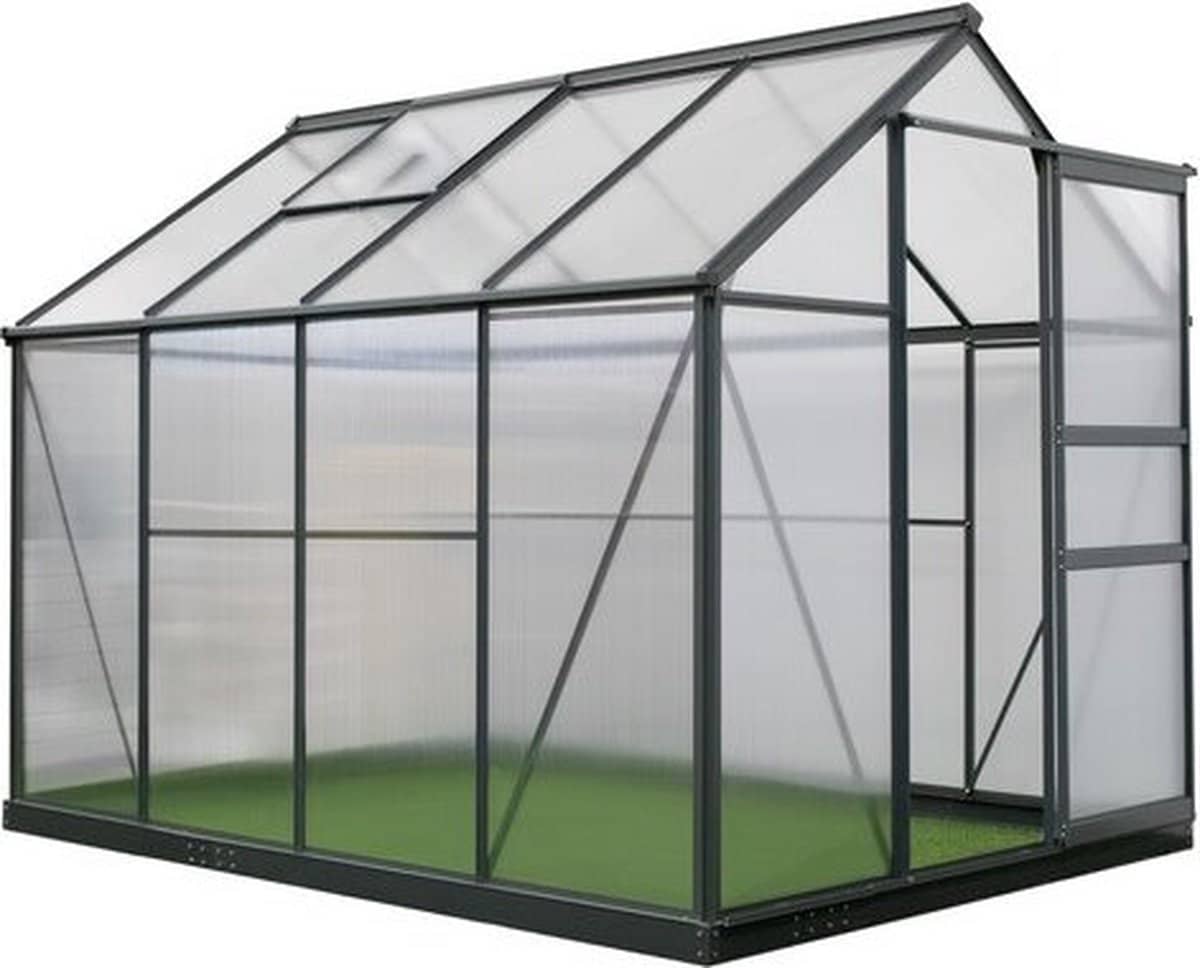 Westmann Aluminium kas Flora 68 | Antraciet | 252x192x201cm