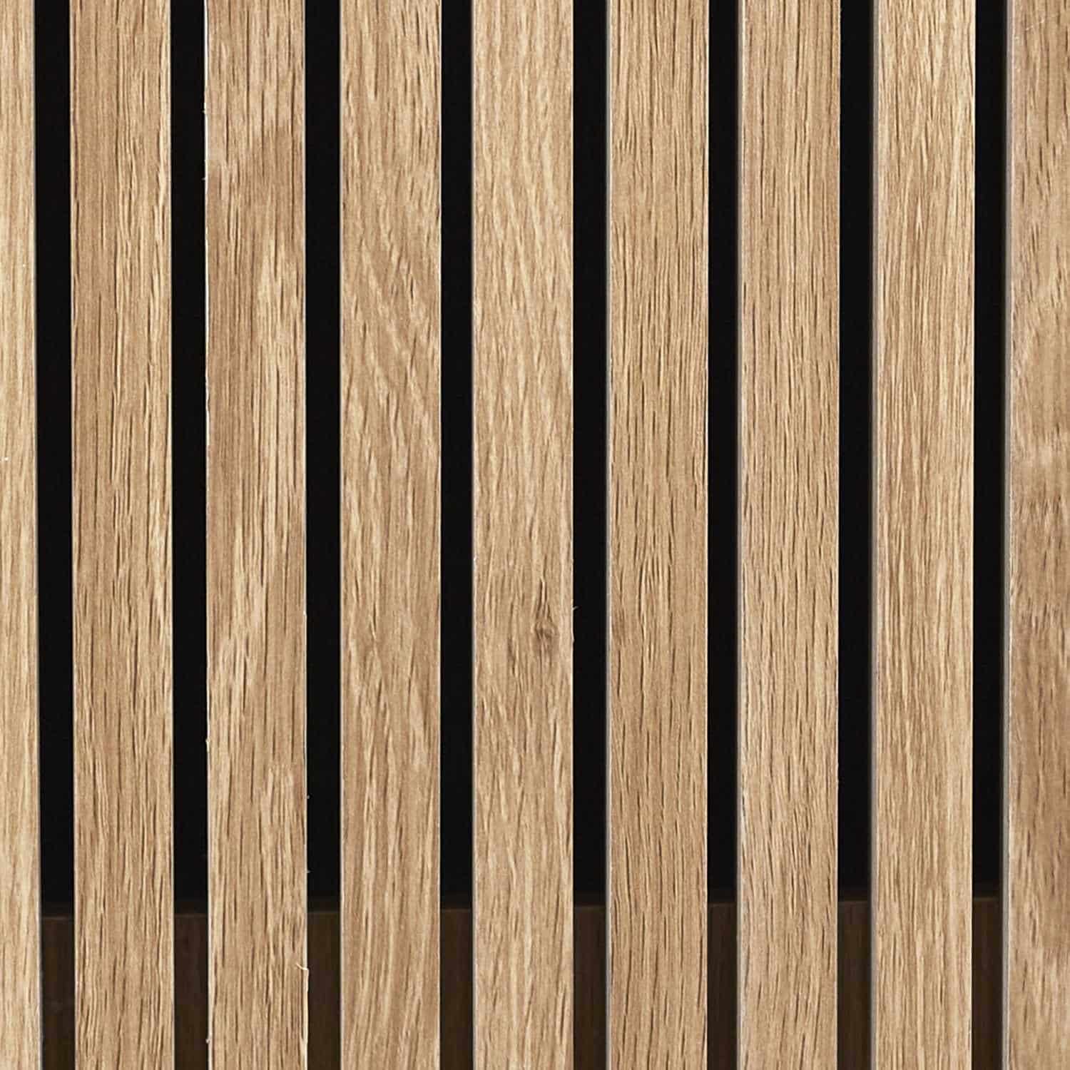 Salontafel Klaus Houten salontafel met panelen - 43x100x50 cm - Bruin