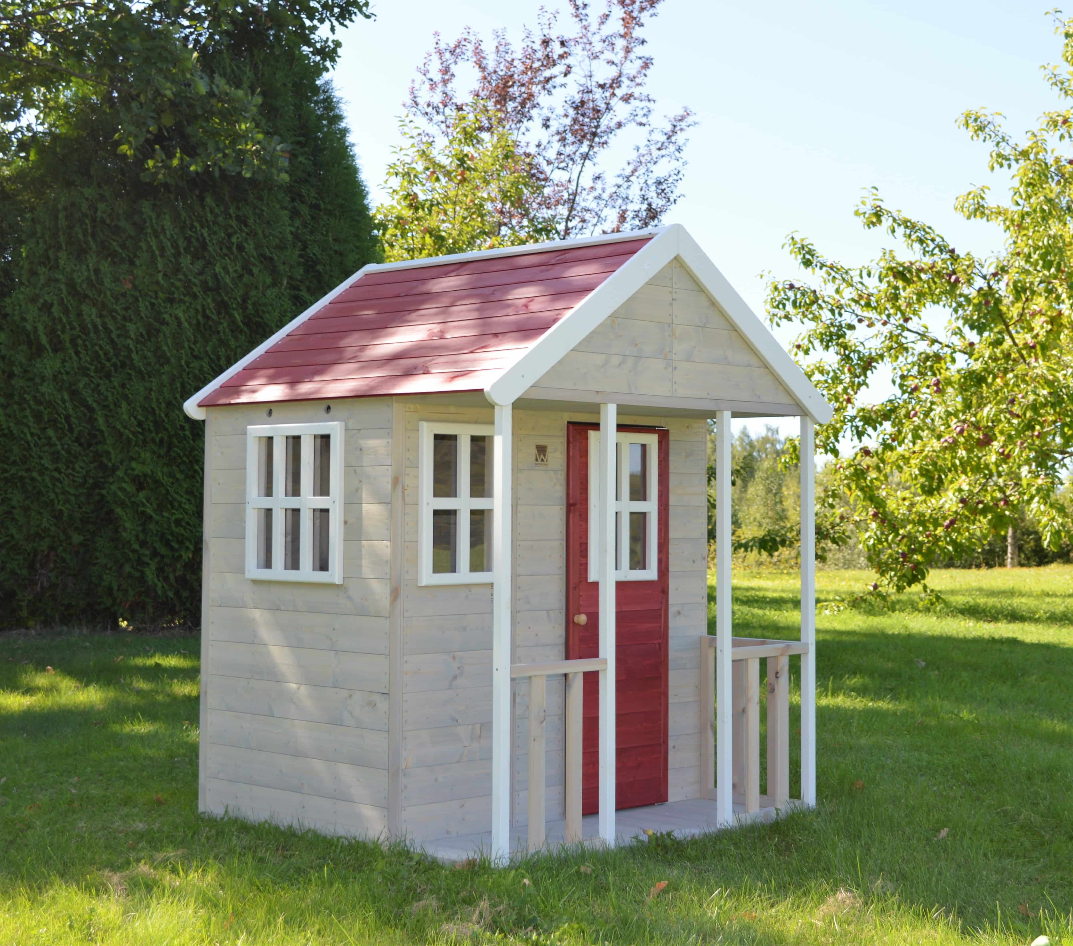 Wendi Toys Speelhuis Fox WTM6 - 120x120x155cm - Bruin/Rood