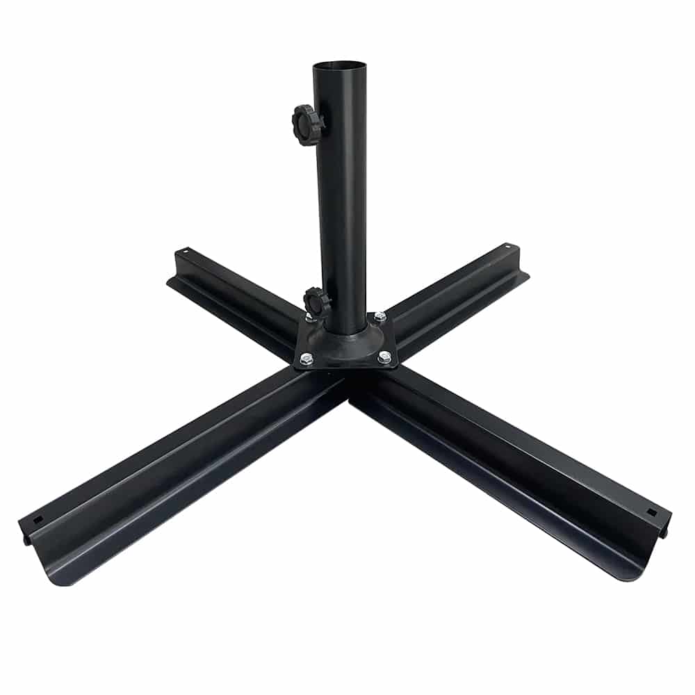 4gardenz® Combinatieset Verzwaringsset met Parasolvoet Kruis 70 KG