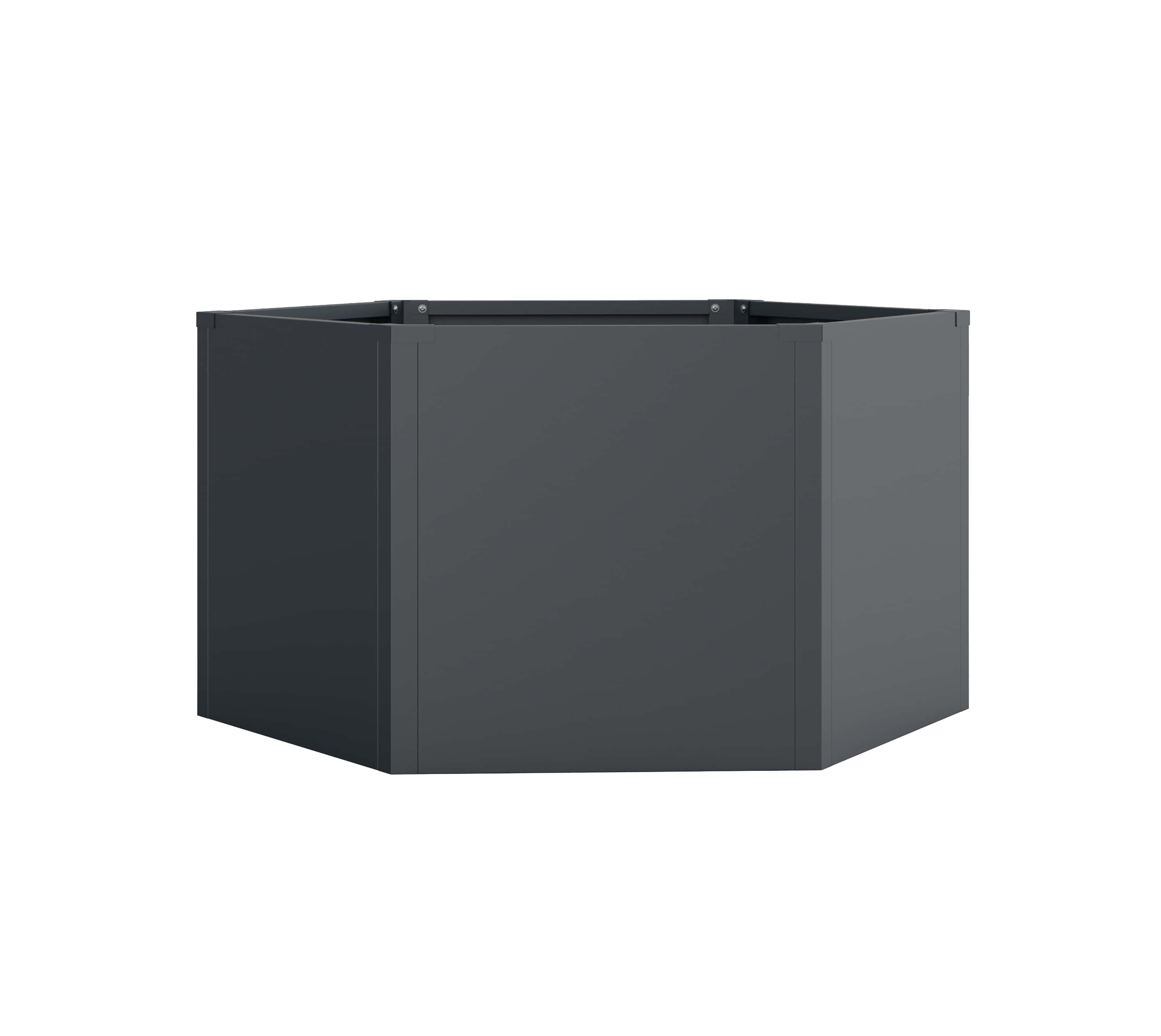 Westmann Varia - Verhoogde Plantenbak Zeshoekig Metaal 100x52 cm - Antraciet