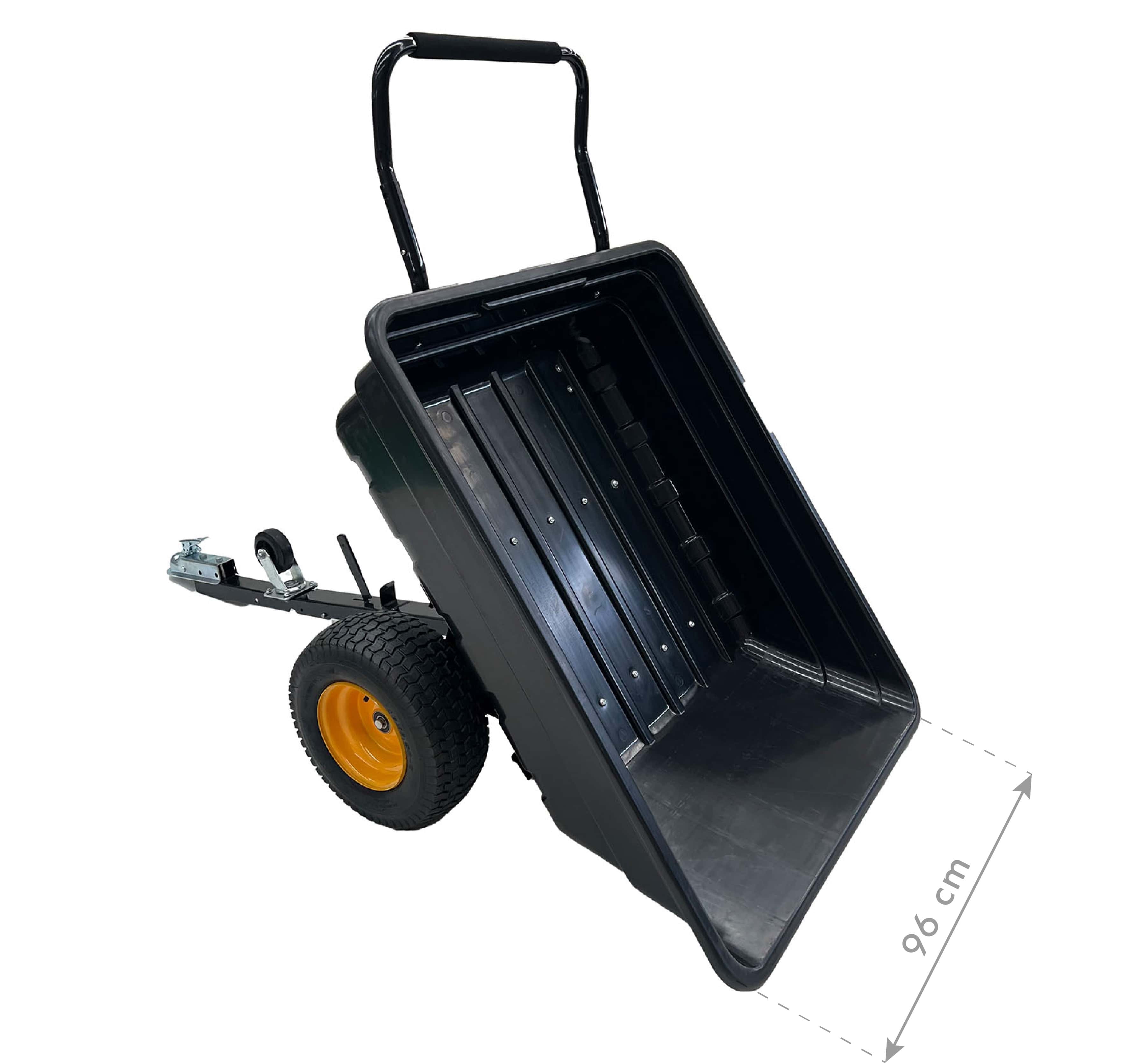 Westmann Prakta XL - Kruiwagen met kiepfunctie en kogelkoppeling