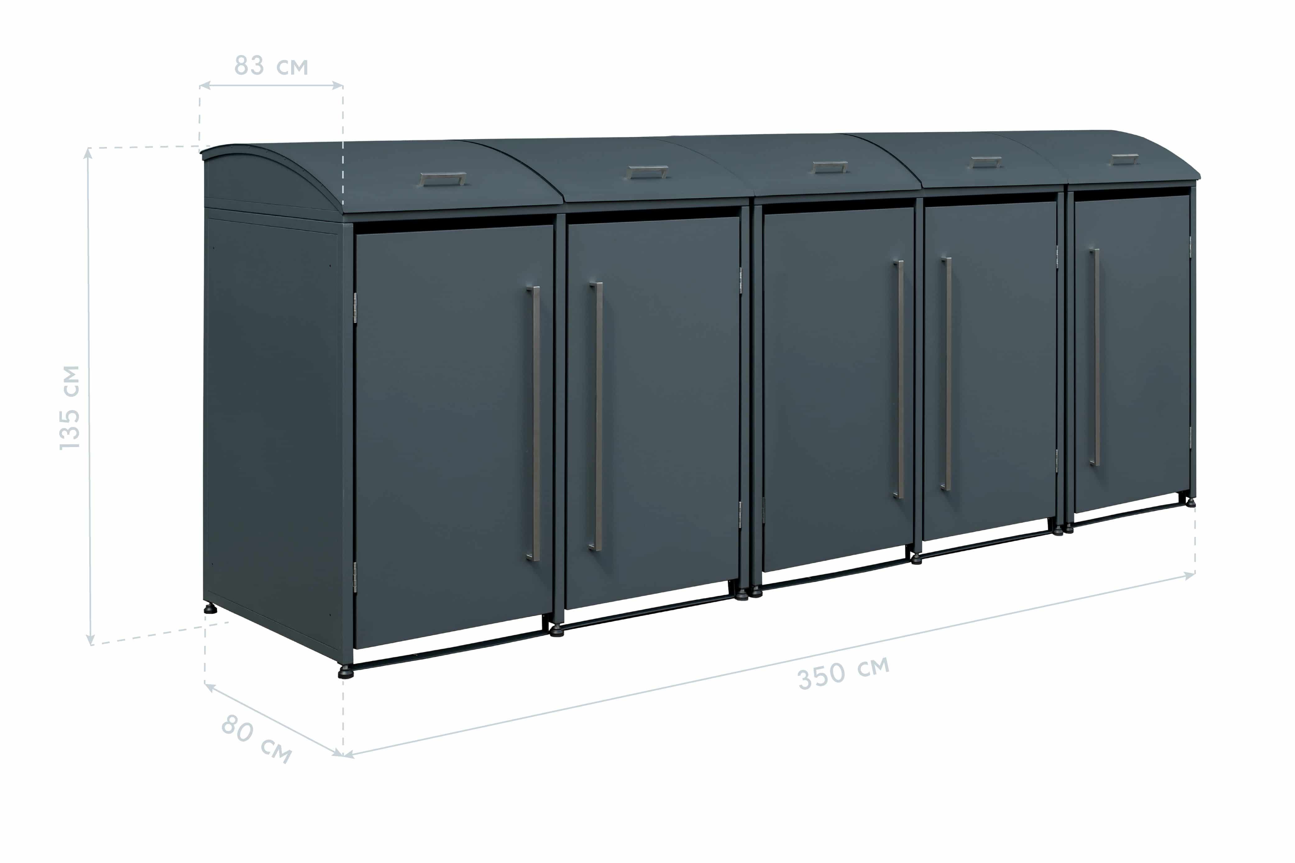 Westmann Moderna Containerombouw - Afvalbak kliko ombouw 5 containers
