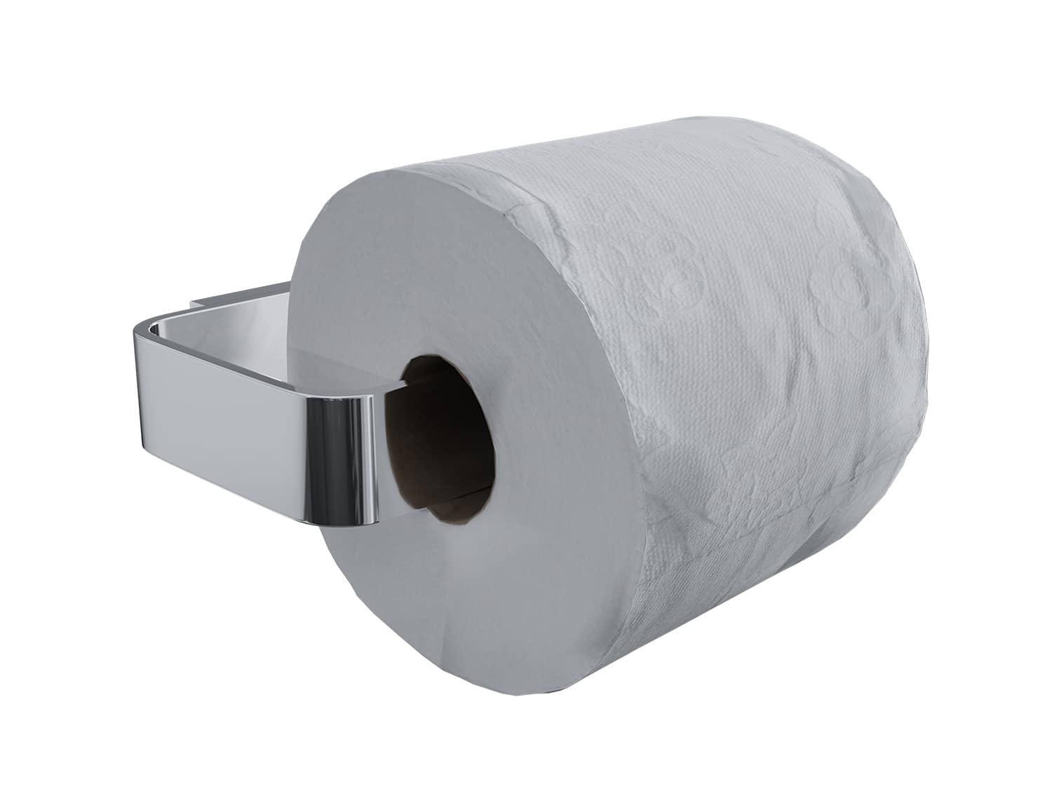 LuzzoÂ® Piazzo Messing Toiletrolhouder - wc rolhouder - chroom