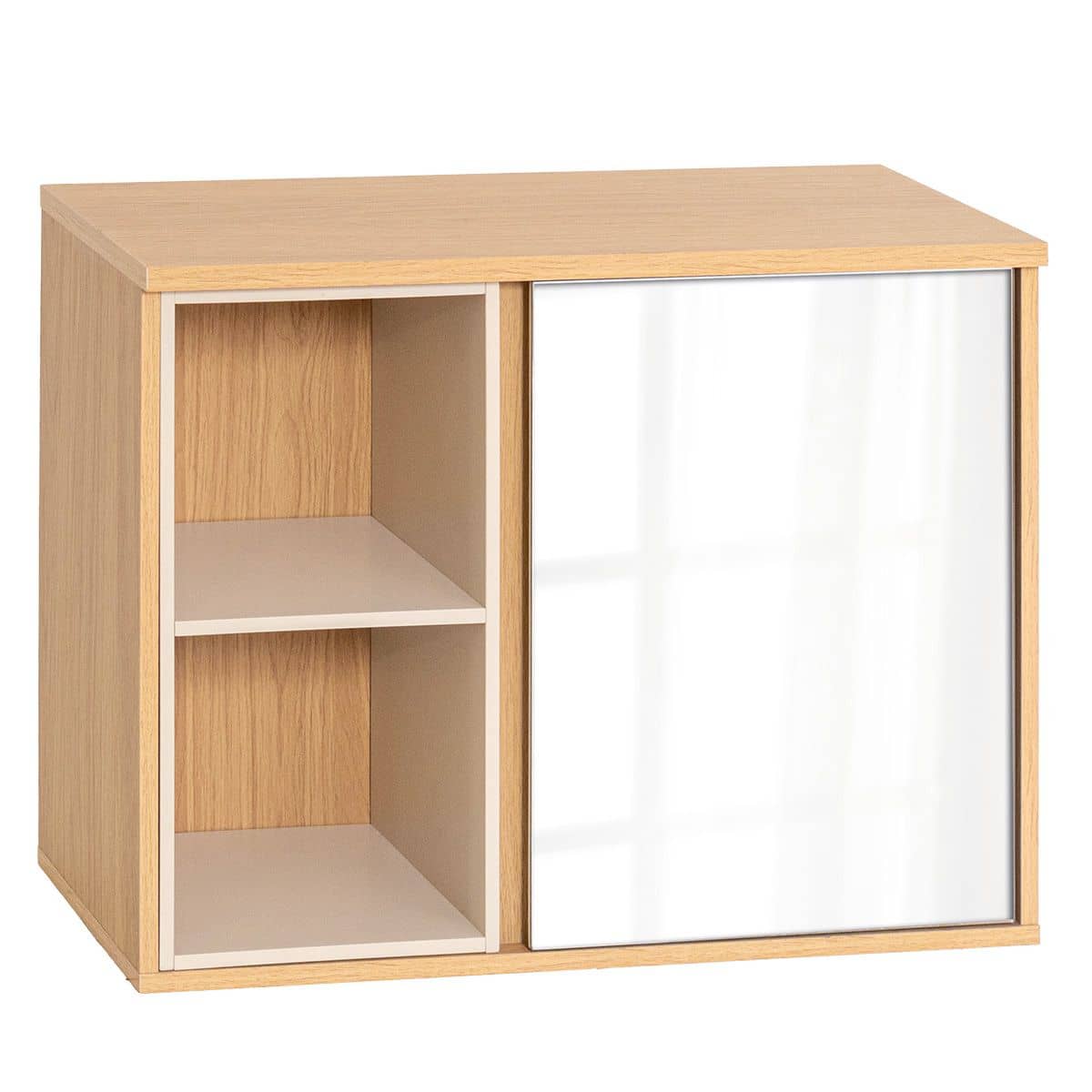 4bathroomz spiegelkast Trente met Deur en open vakken