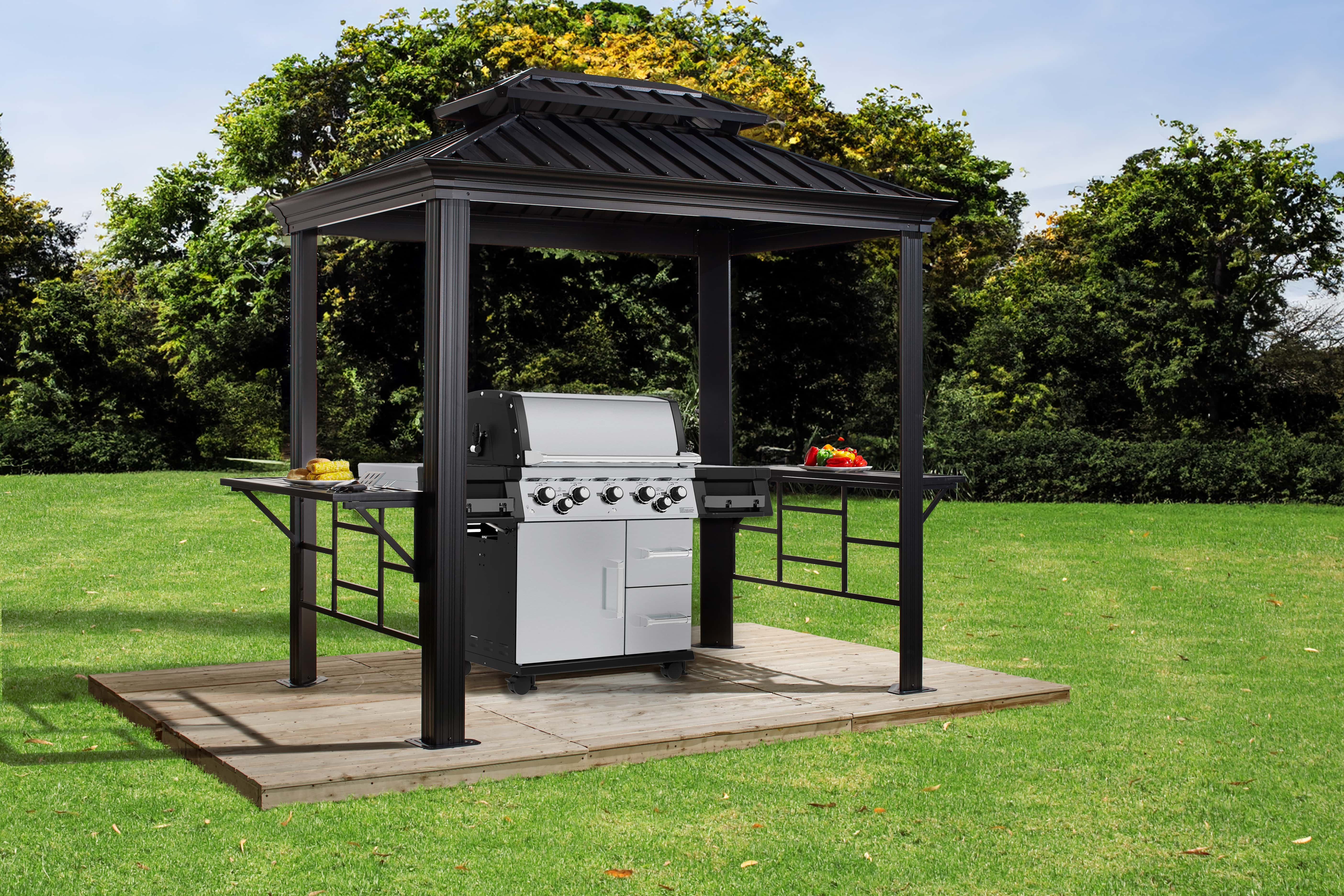 Sojag Messina Aluminium BBQ Grillpaviljoen - 179x292x262 cm
