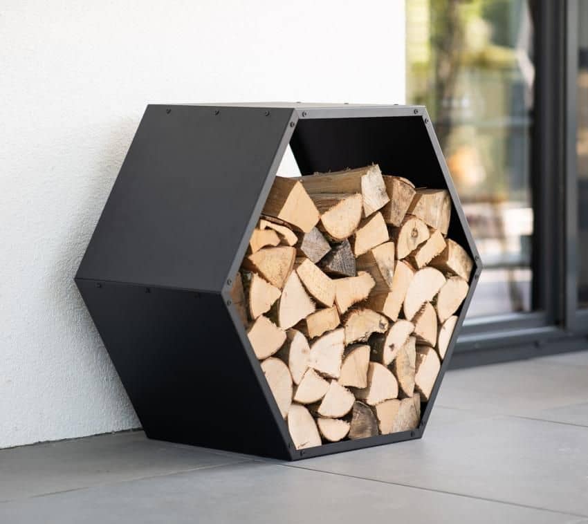 Westmann HaardHout Brandhoutrek WMLG789 - Houtopslag binnen - Zwart Westmann HaardHout Brandhoutrek WMLG789 - Houtopslag binnen - Zwart