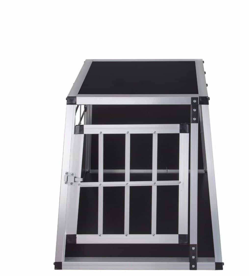 4animalz® aluminium Hondenbench Small - 69 x 54 x 50 cm - 1 deur