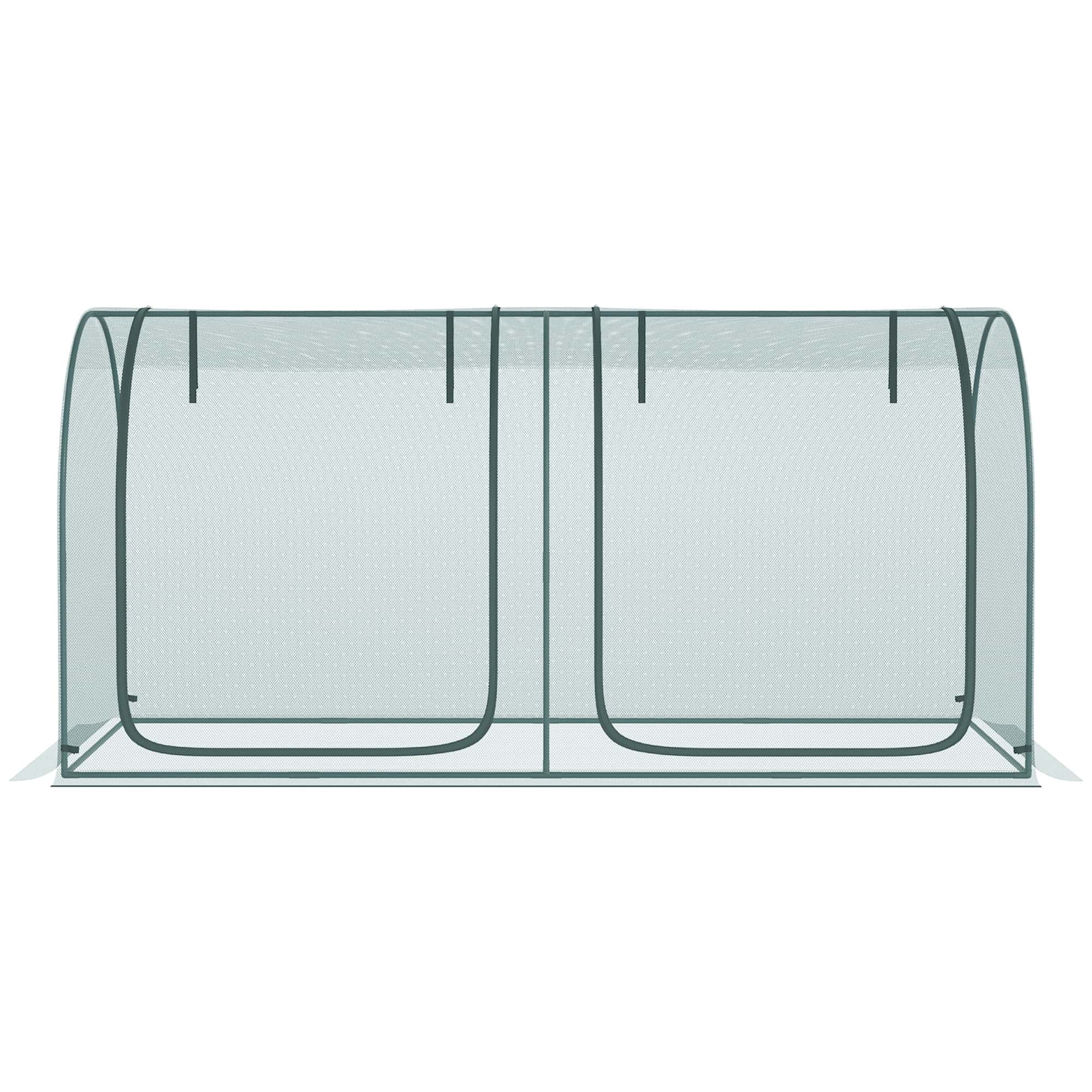 4goodz mini Gaasnet kas Plantenbeschermingstent 249x120x120 cm