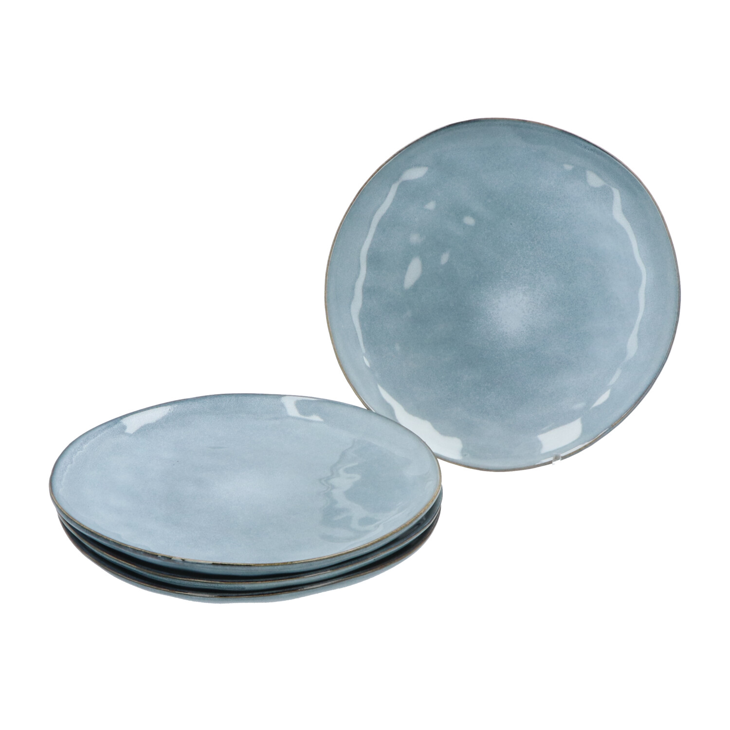 4goodz set 16 delig Aardewerk - 4 persoons - Blauw