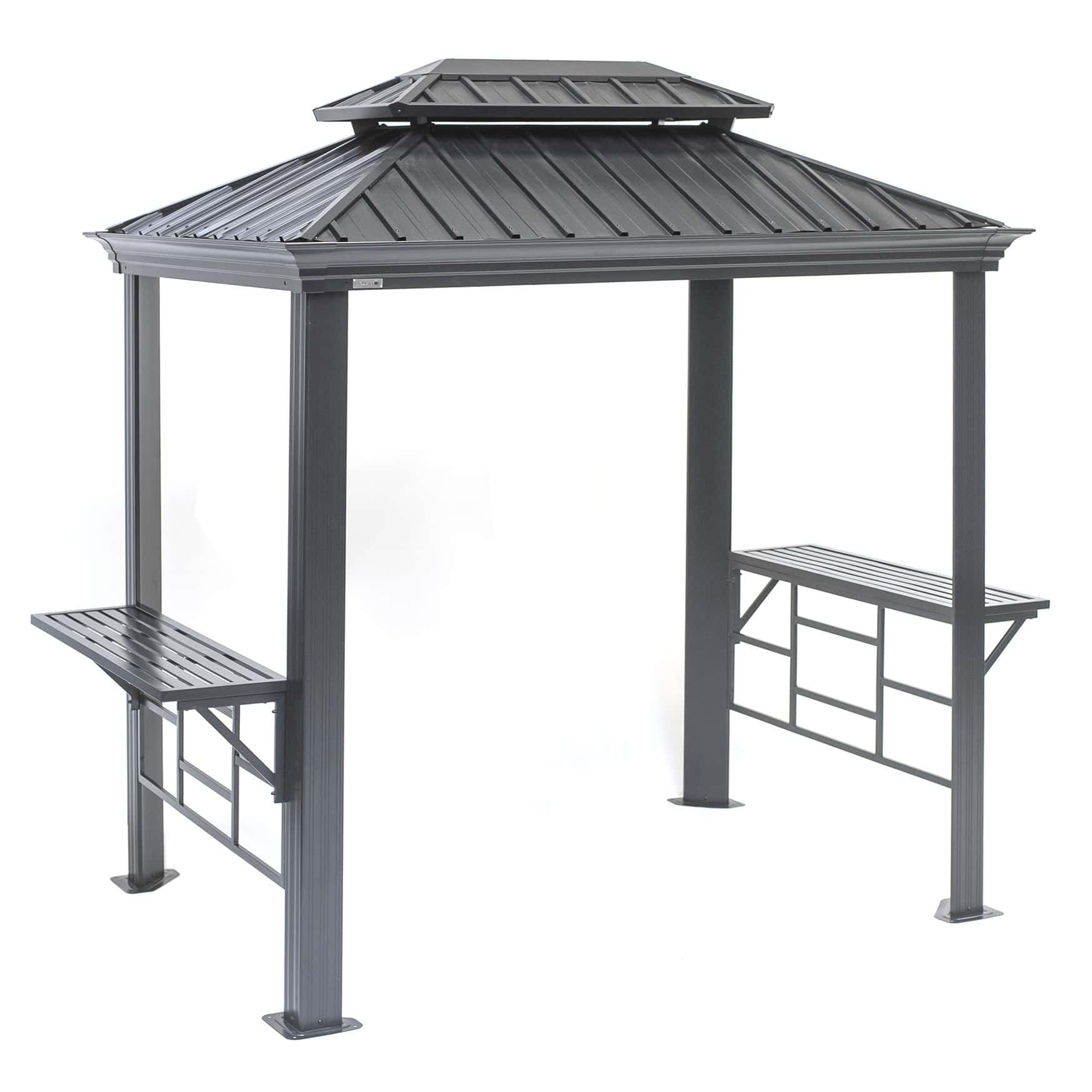 Sojag Messina Aluminium BBQ Grillpaviljoen - 179x292x262 cm