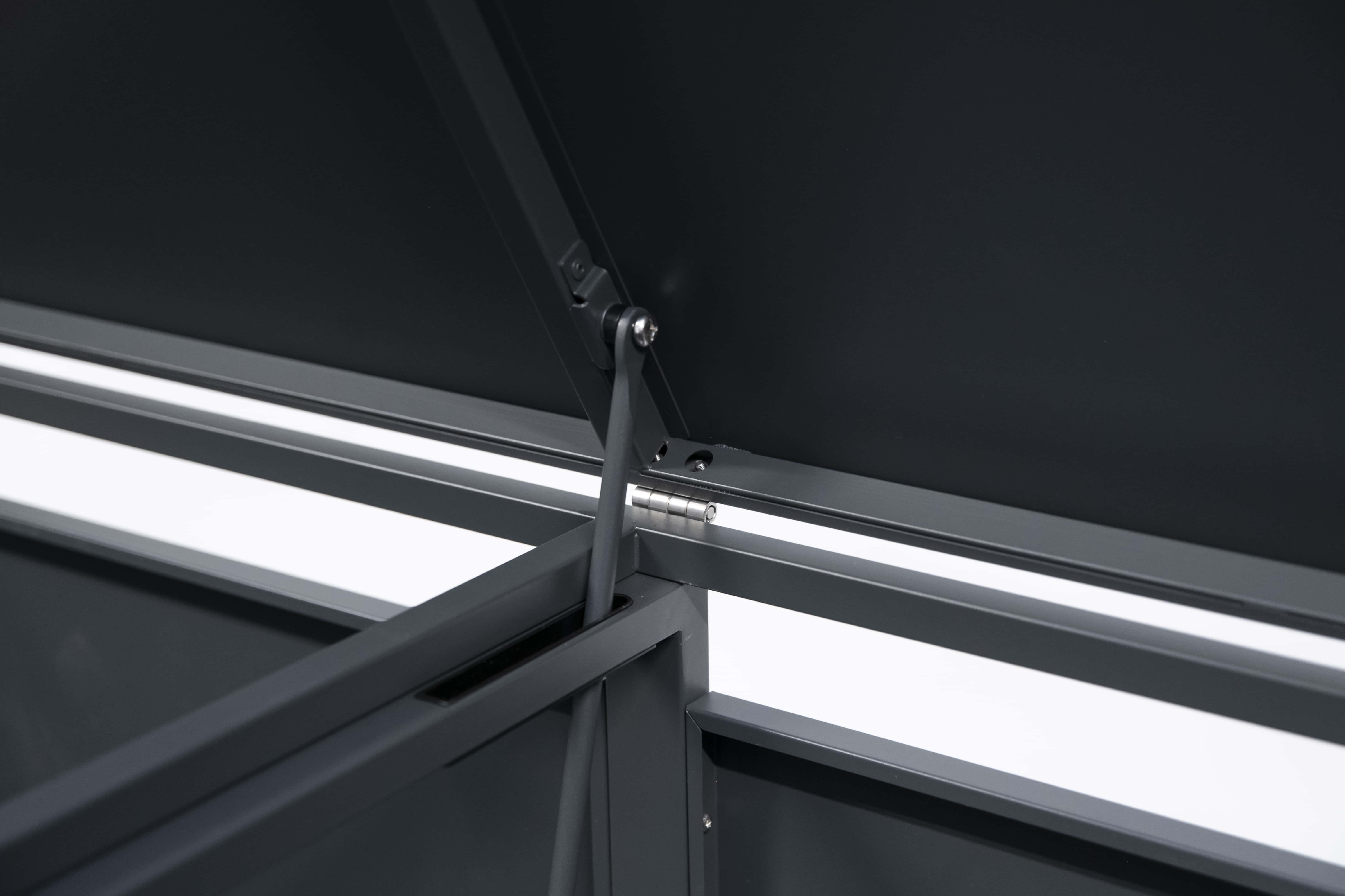 Westmann Pedura-4 Metalen Containerombouw met Pedaal bediening - 4 kliko's - Antraciet