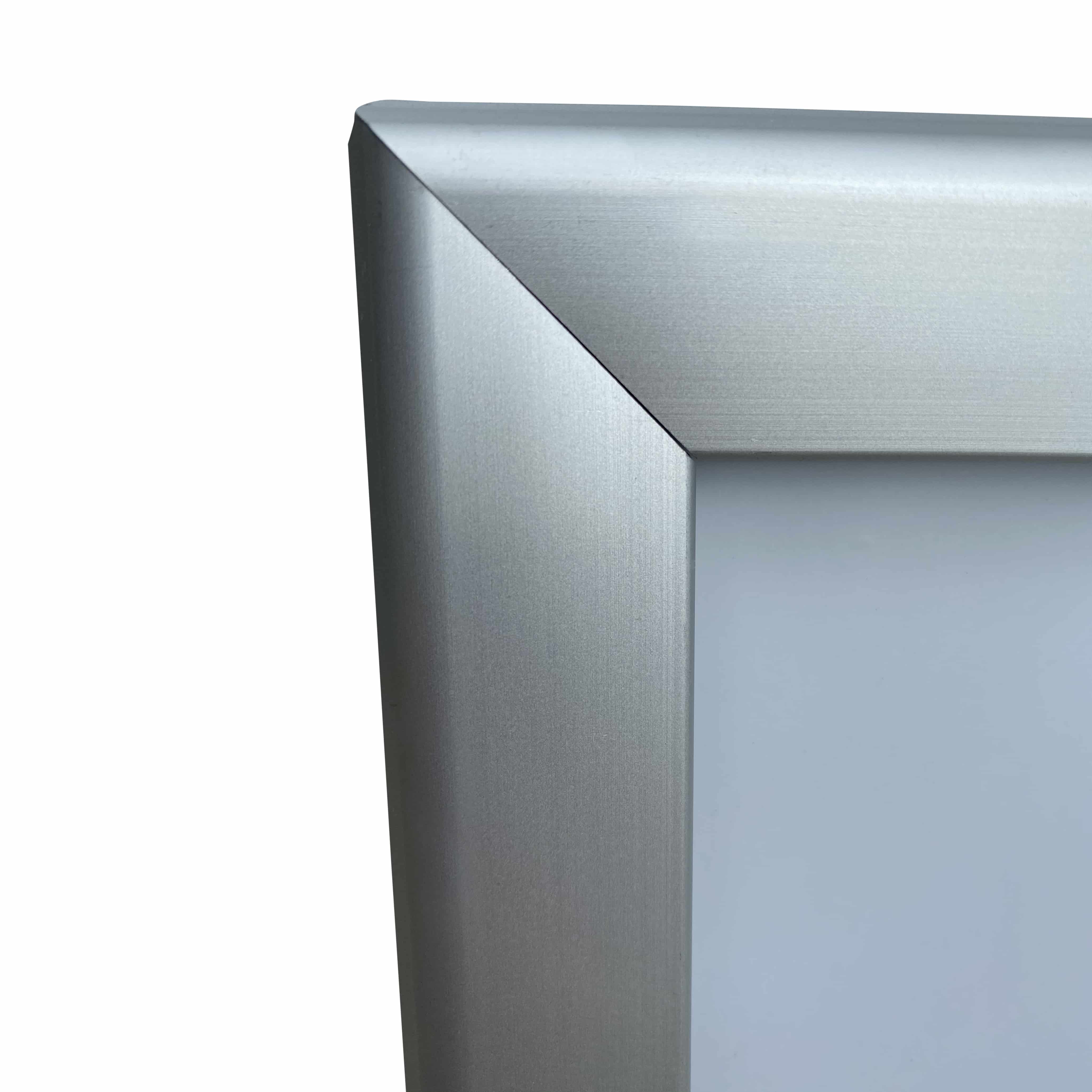 4offiz® Chicago Silver aluminium stoepboard / reclamebord A1 - zilver