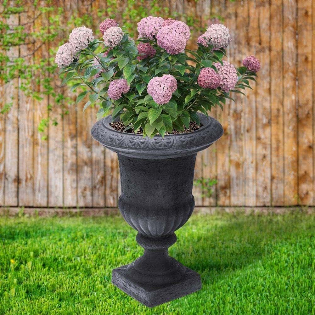 4goodz Chateau - Klassieke Plantenbak Tuinvaas Bloempot 55 cm - Grijs